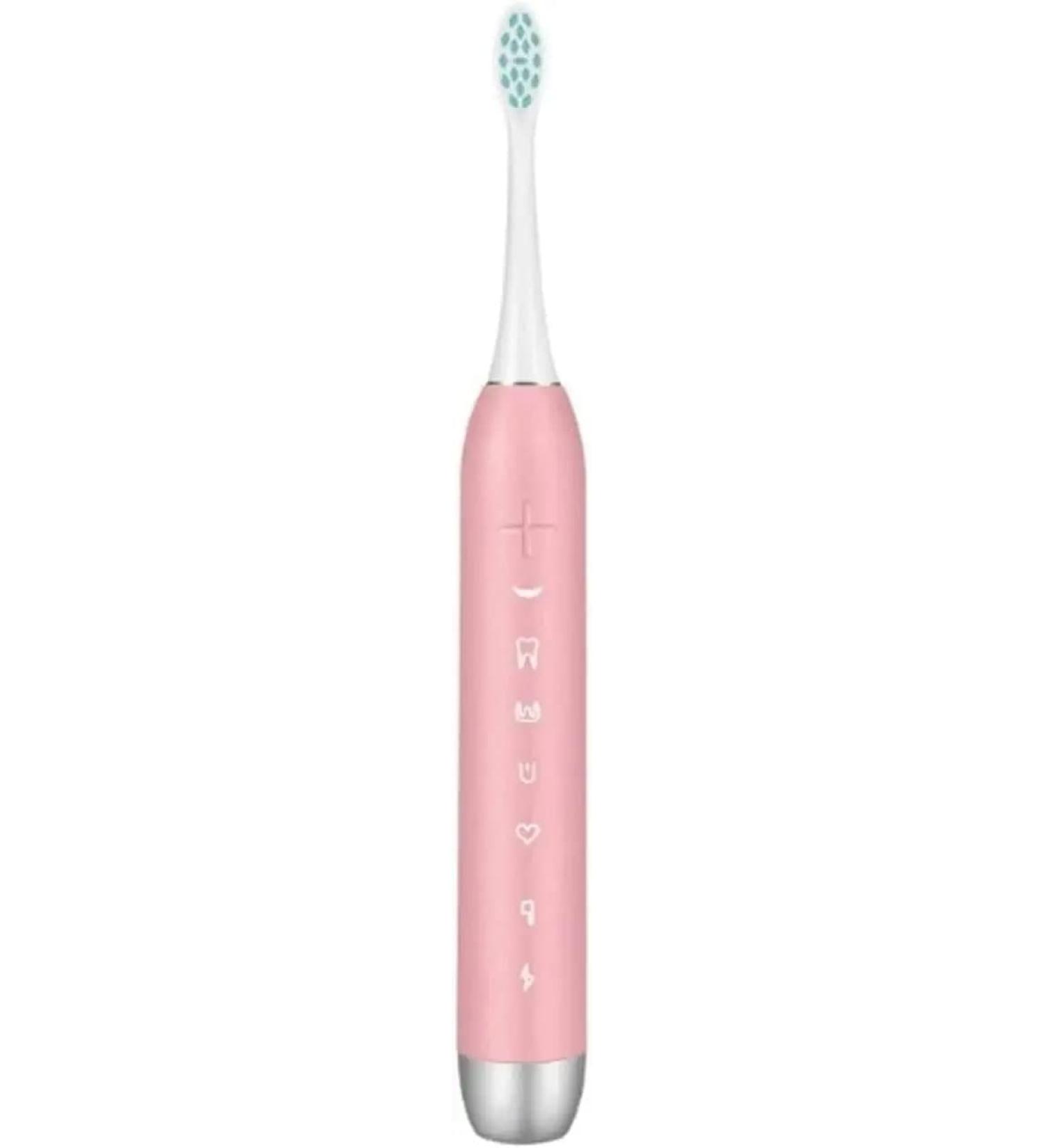Corsehild Electric Toothbrush Couple Model Adult Sonic Electric Toothbrush Black (Color : Pink) - Buy Online on GoSupps.com