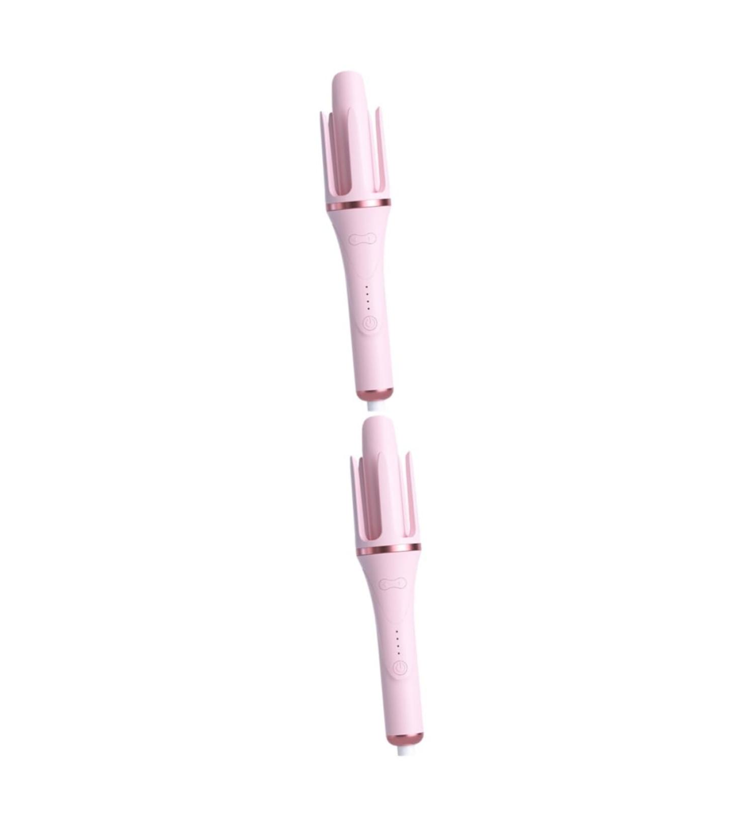 NOLITOY 2pcs Fully Automatic Hair Curling Iron Tool Straightener Hair Curler Hair Rollers Pink Abs 32.50X5.50X5.50CMx2pcs Pinkx2pcs - Buy Online on GoSupps.com