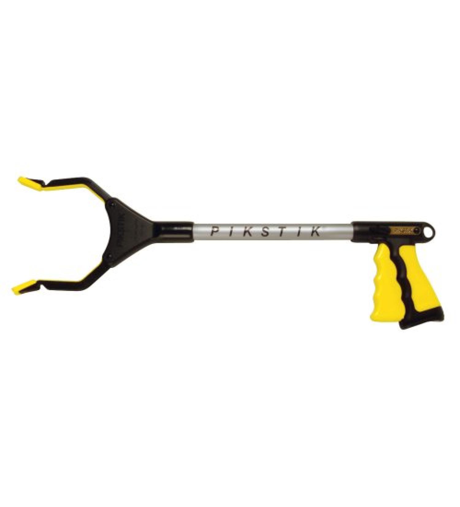 PikStik Pro P201 Aluminum Reacher | Wide 5.5 Jaw | 360 Rotating Jaw | Durable, Rust-Proof | Unique Handle & Trigger | 1 Year Warranty | 20 Yellow - Buy Online on GoSupps.com