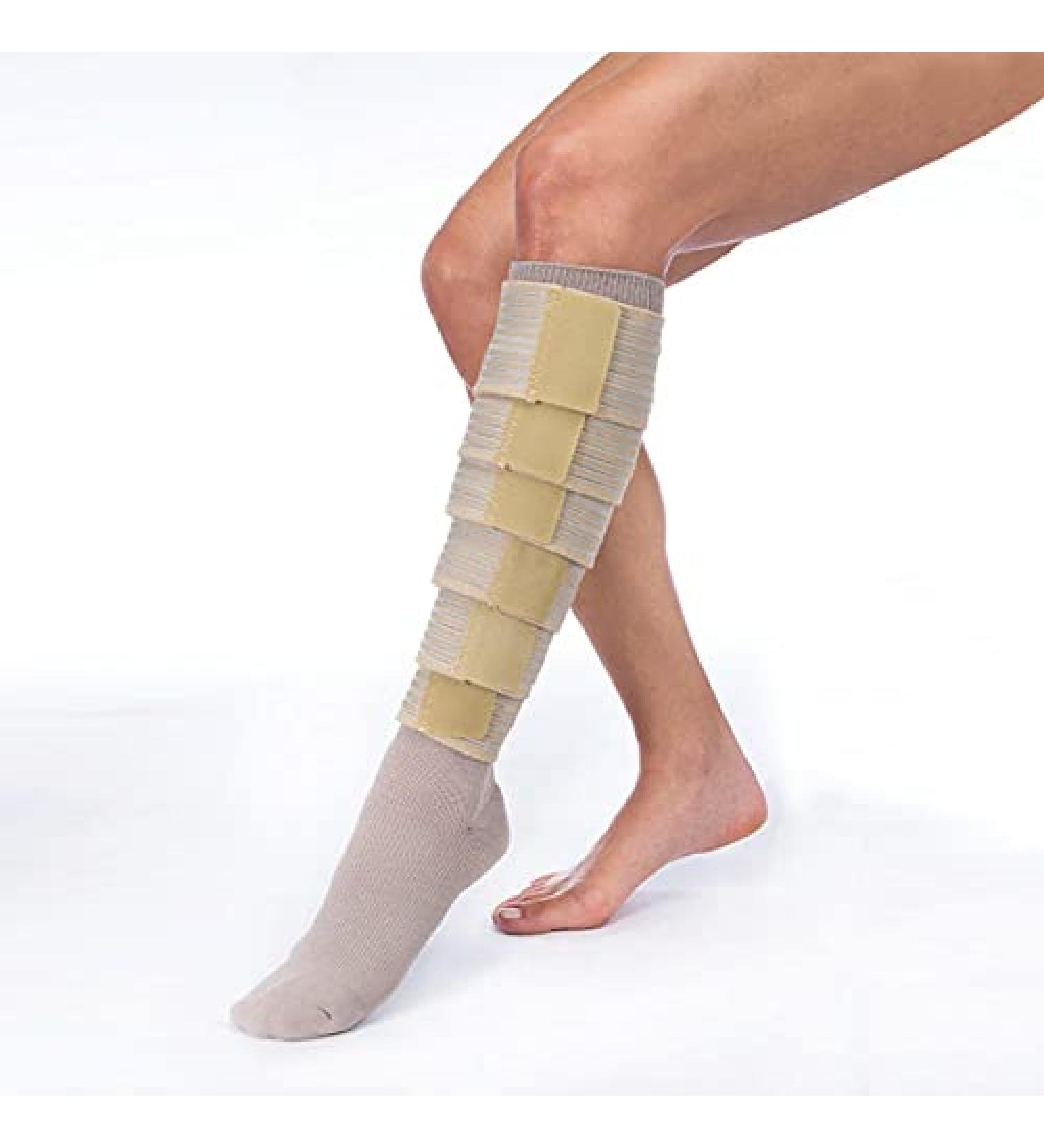 FarrowWrap Classic Legpiece Tan with Compression Sock BSN FarrowMed (Tall-XSmall)