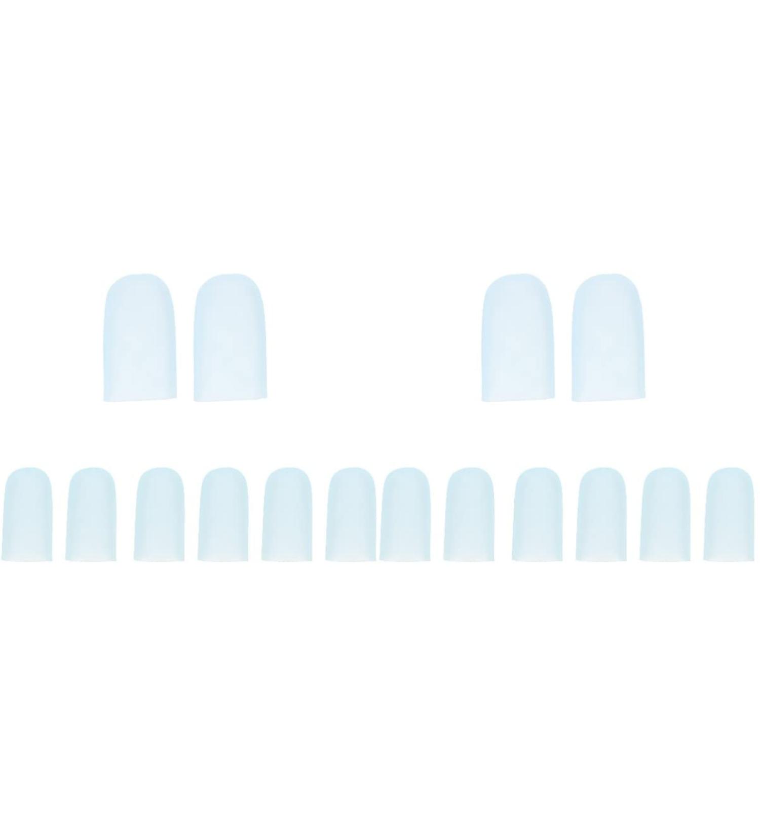 8 Pairs of Silicone Toe Spreaders for Calluses and Corns - Breathable and Stretchy Toe Sleeves for Pain Relief - 5.6x2cm - Buy Online on GoSupps.com