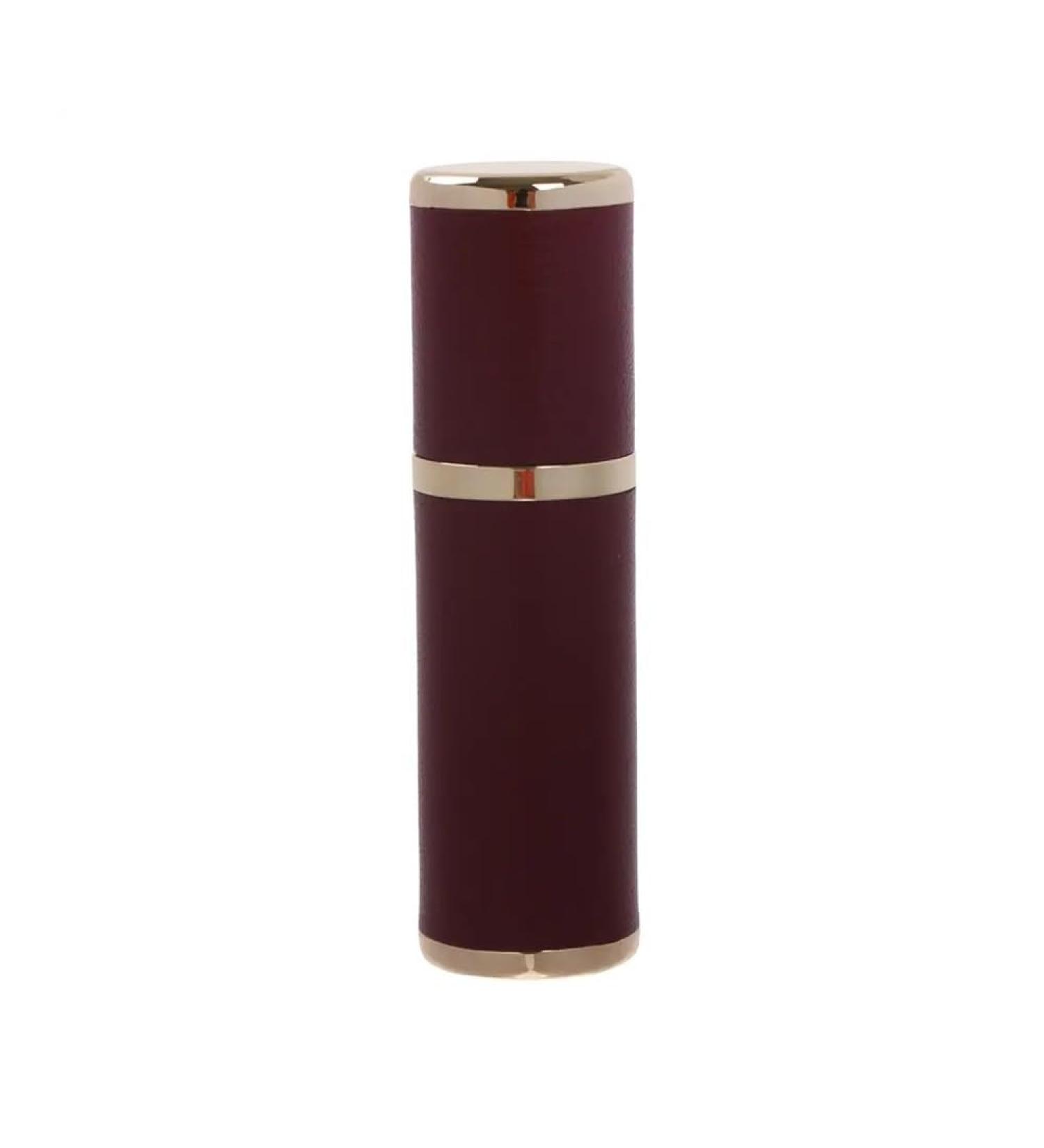 Refillable Perfume Atomizer Travel Spray Bottle | Portable Leather-Wine Perfume Holder for Travel | Perfect Makeup Accessory - Buy Online on GoSupps.com