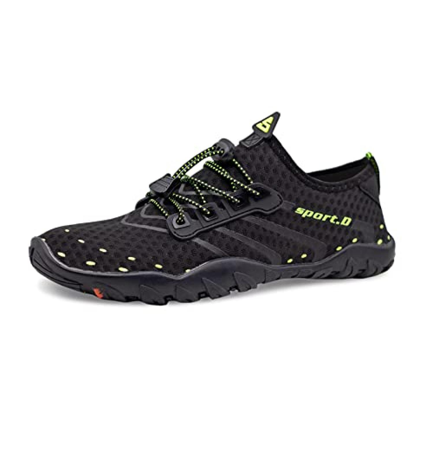 Teemie Quick-Dry Barefoot Water Shoes 10.5 Women/9 Men - Outdoor Aqua Sock for Athletic Sports - Buy Online on GoSupps.com