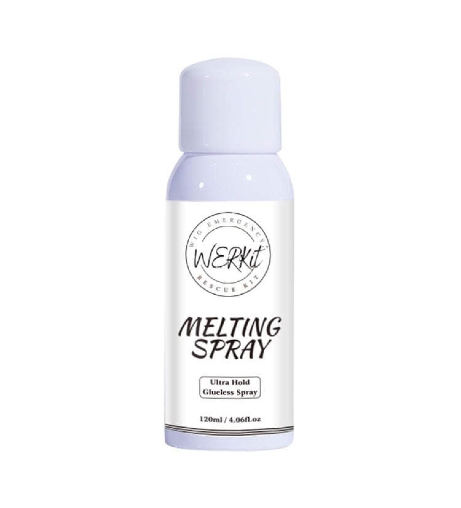 WERKit Melting Spray Ultra Hold Lace Holding Spray Invisible Temporary Bond 4.06fl.oz - Buy Online on GoSupps.com