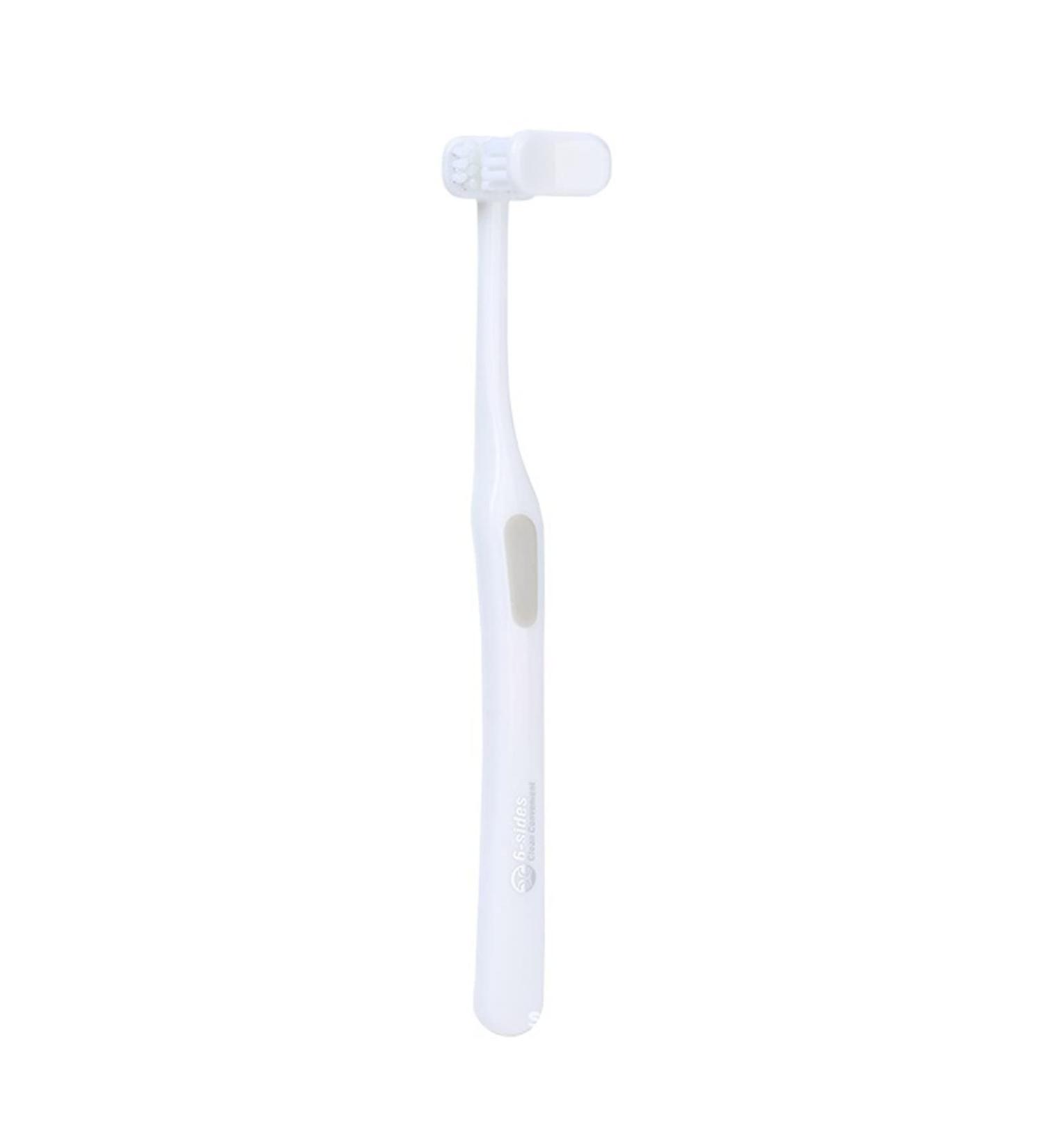 NGCG U-Shaped Toothbrush for Sensitive Teeth & Gums | Soft Bristles for Kids | Microborsten | White/Opulent Garden - Buy Online on GoSupps.com