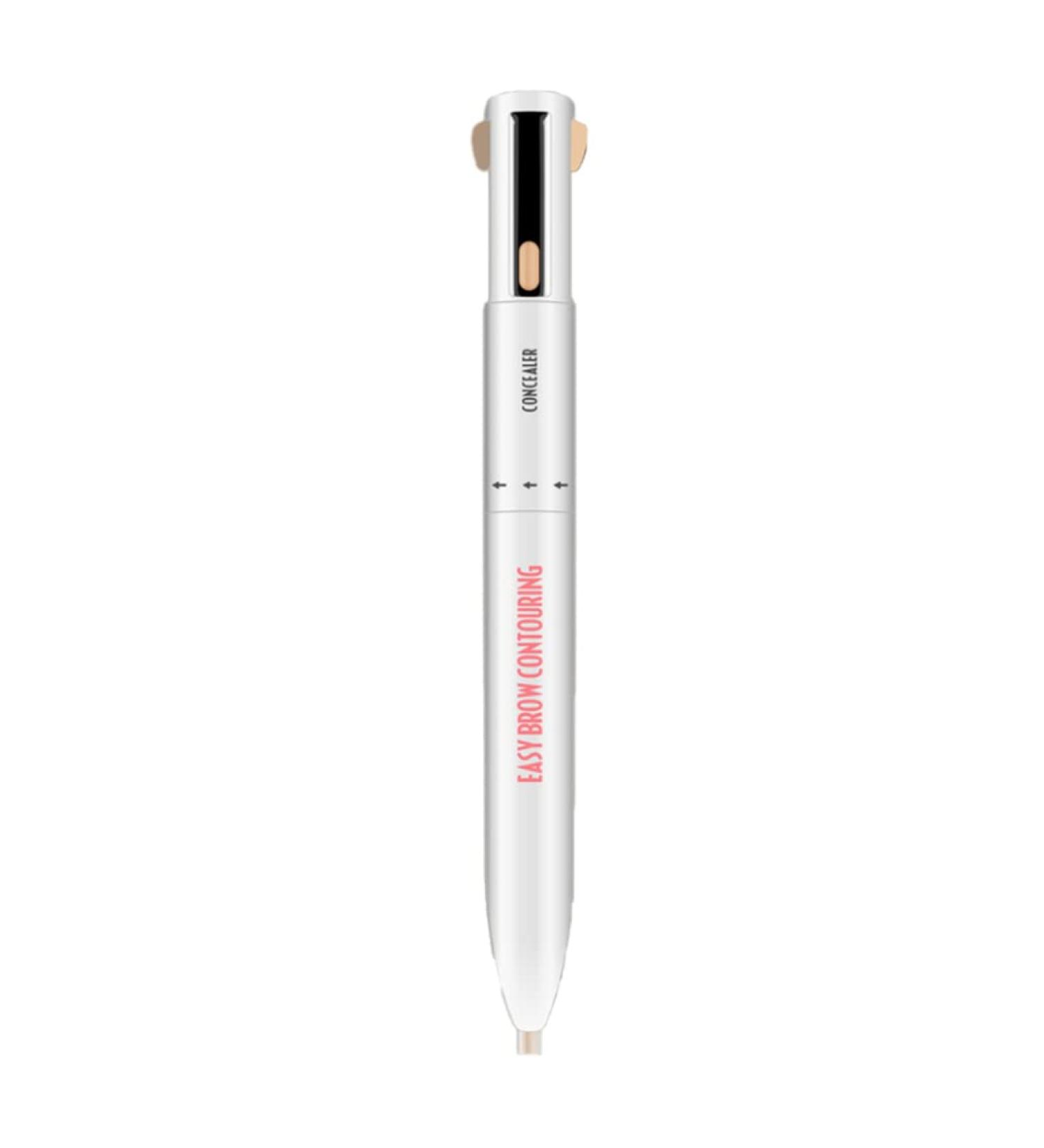Brow Pen Eyebrow Contour Pen 4 in 1 Long Lasting Rotate Defining Highlighting Brow Pencil Blonde - Buy Online on GoSupps.com