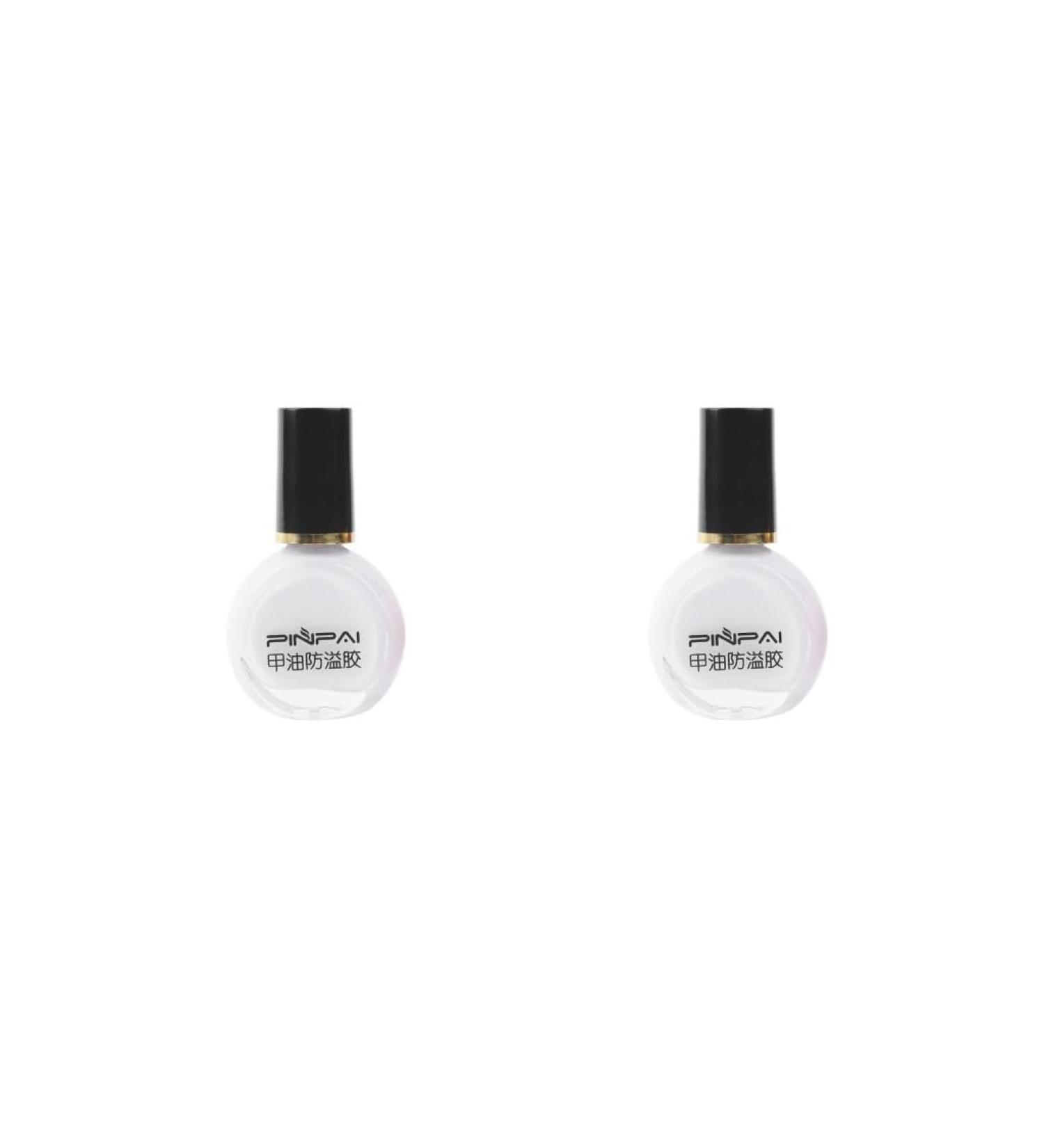 2 set of Nail Polish Glue Peel Off Liquid Nail Art Tape Latex Tape Finger Skin Protected Liquid Nail Care Tool White 10ml 2 set of (White 10ml) - Buy Online on GoSupps.com