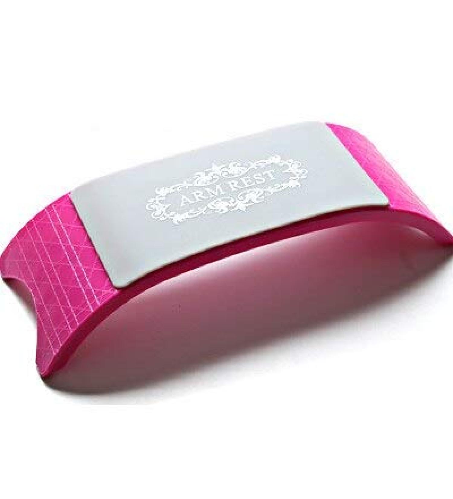 5 Colors Nail Art Pillow Hand Holder Cushion Plastic & Silicone Cushion Nail Arm Rest Accessories Nail Tools Equipment - (Color: Rose red) - Buy Online on GoSupps.com