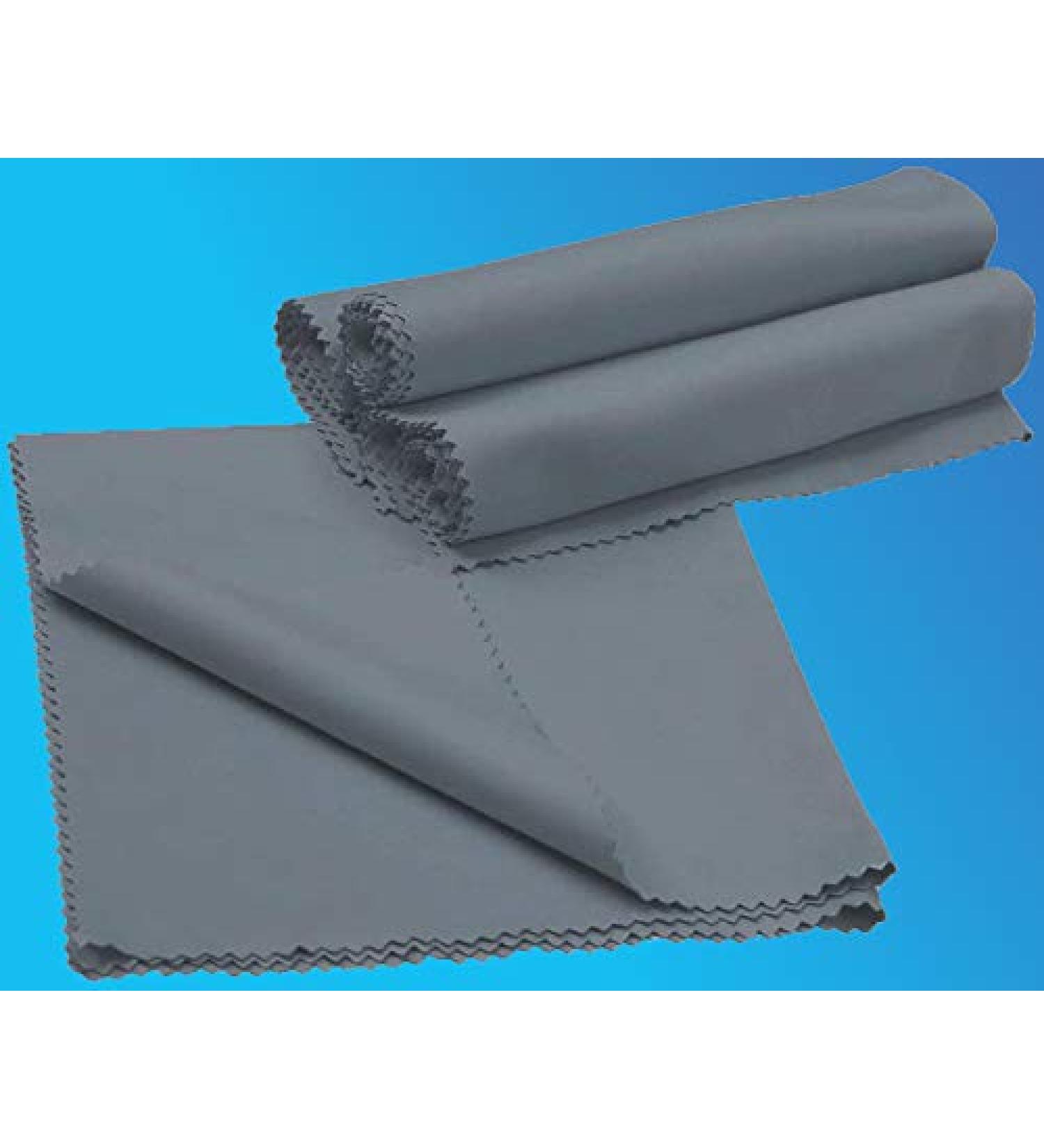 20x20 inch Extra Large Microfiber Cleaning Cloth for LCD Screens, Cameras, Binoculars - Gray (1 PCS) - Buy Online on GoSupps.com