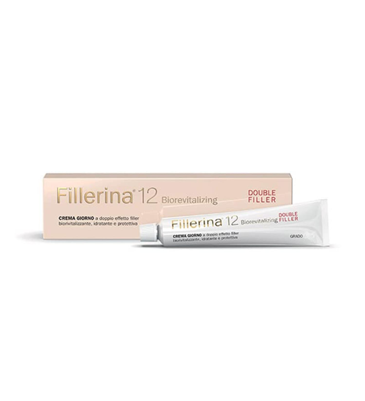 Laboratory Labo Fillerina 12 Biorevitalizing Double Filler Cream Day Face Antiaging Moisturizing Cream Grade 5 50 ml