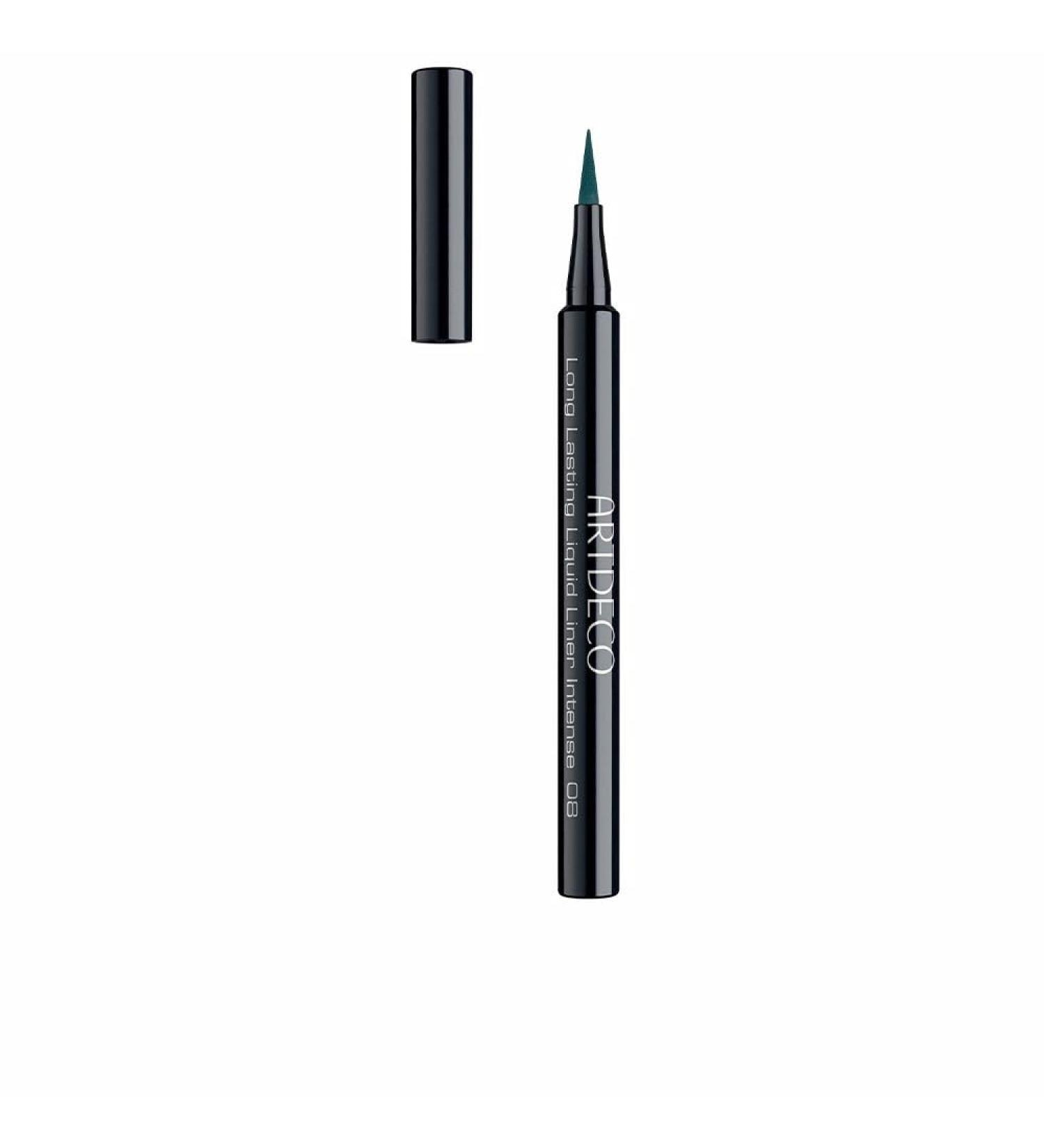 Artdeco Long-Lasting Liquid Liner Intense - Color-Intensive Eyeliner Pen with Felt Tip - Extreme Durability - 1x0.6ml - Green Line - International Shipping Available - Buy Online on GoSupps.com