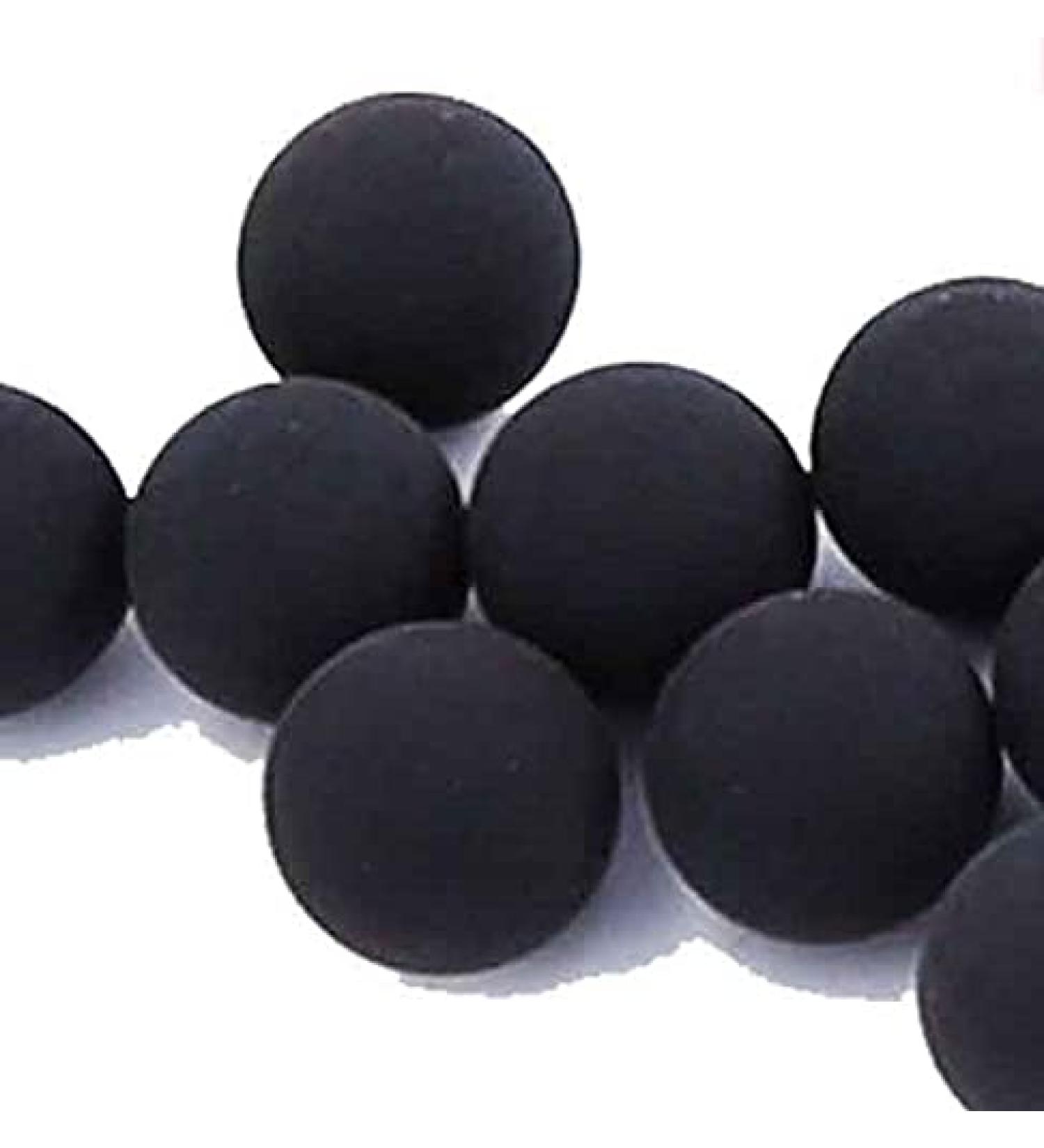 100 x Rubberballs Cal.68 Black rubber bullets Fritz-Cell compatible with T4E HDS68