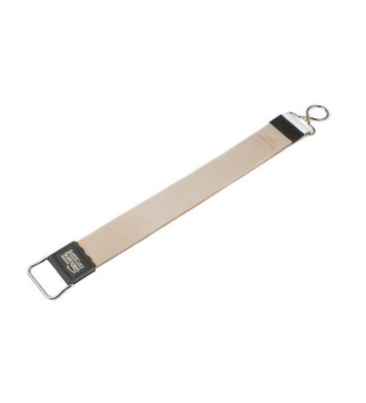 String string strap 49 cm in Solingen Made from a fine cowhide - abrasion straps with a white synthetic belt and incorporated ring for hanging on walls