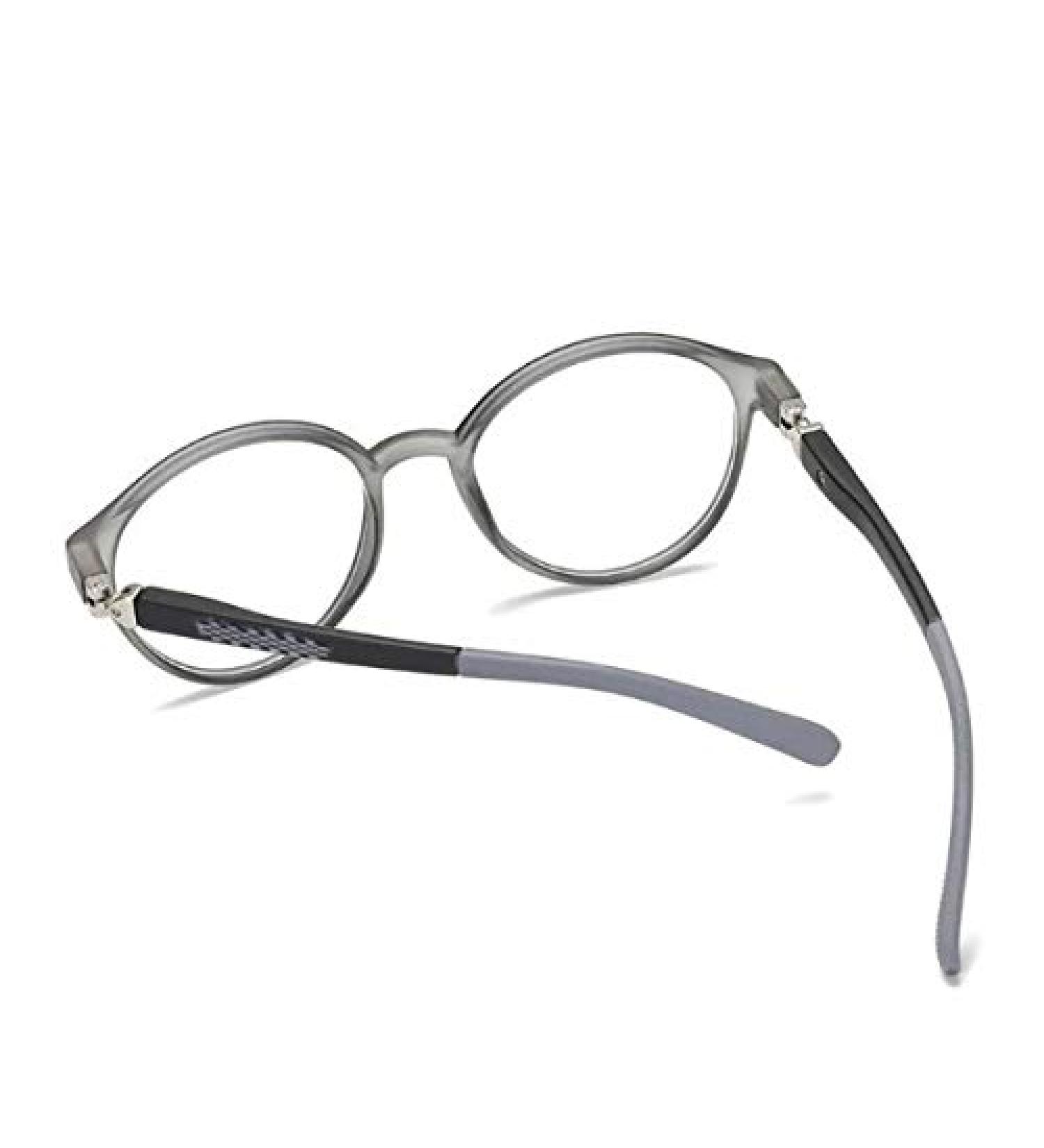 Children's Designer Blue Light Blocking Glasses | Expandable Hinge for Gaming & Learning | Lightweight for Kids (Gray Ash - Buy Online on GoSupps.com