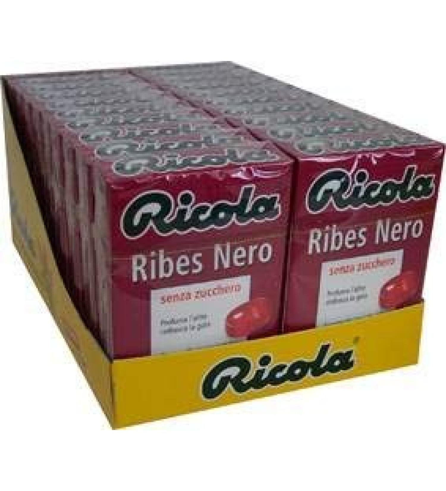 RICOLA Sugar Free Blackcurrant Box 50 g (x20)