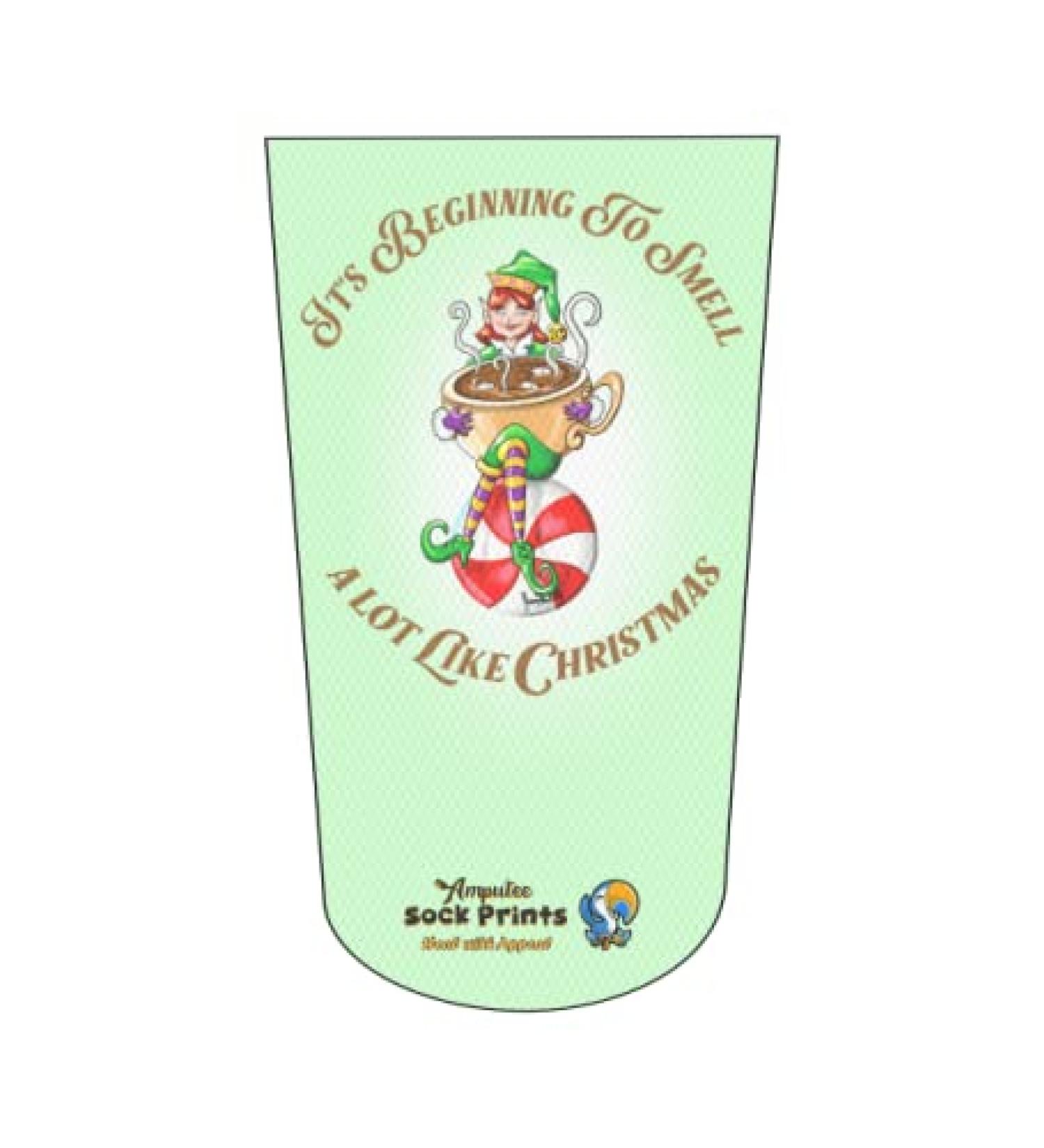 Christmas Light Green Amputee Stump Sock - V1 3Ply, Odor-Resistant - Buy Online on GoSupps.com