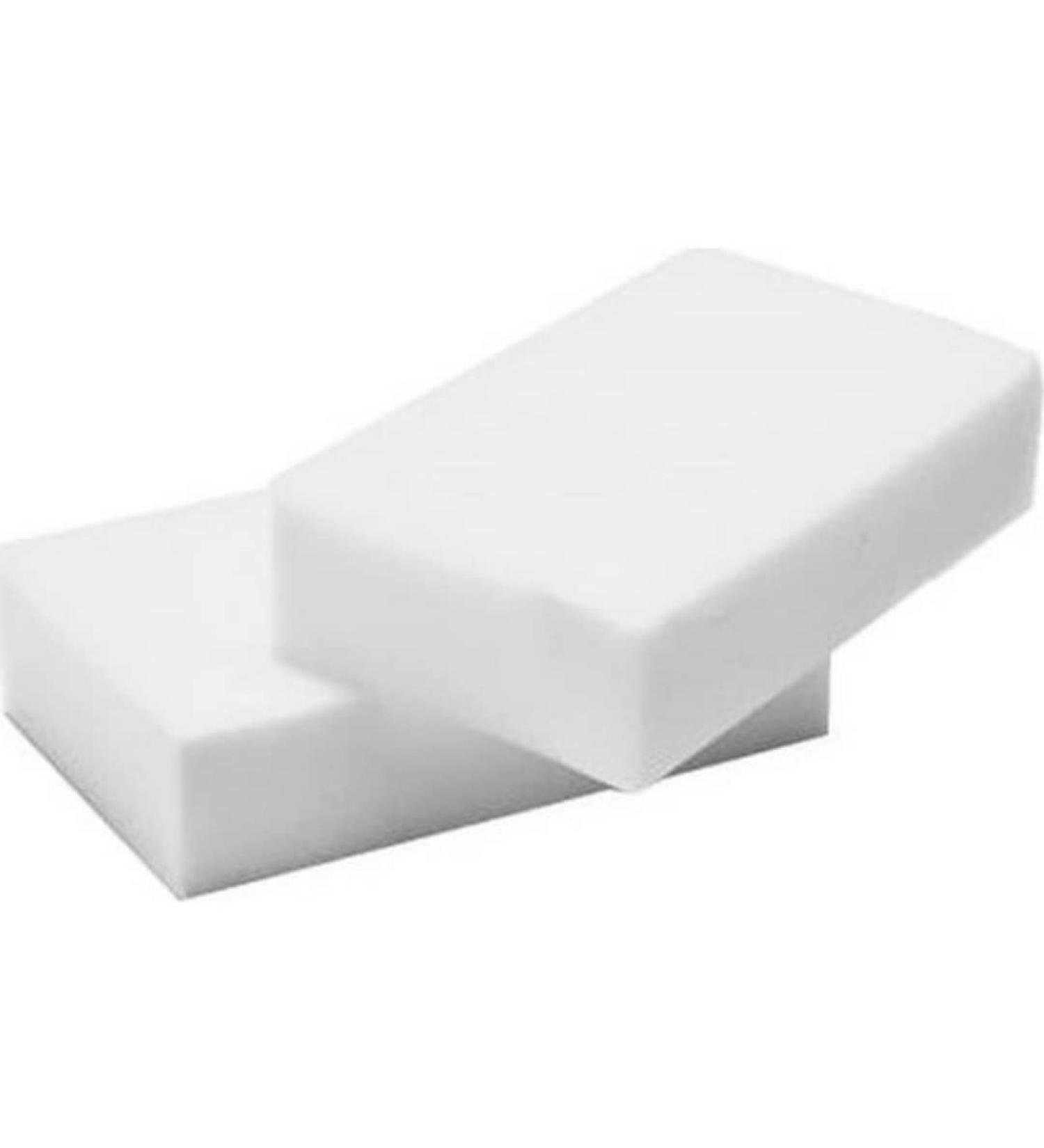 2 Pack Magic Sponge Eraser clean Extra Thick and Long Lasting Melamine Cleaning Sponges in Bulk - Multi Surface Power Scrubber Foam Cleaning Pads - Bathtub Floor Baseboard Bathroom miracle white erase Wall Cleaner pad mop - Buy Online on GoSupps.com