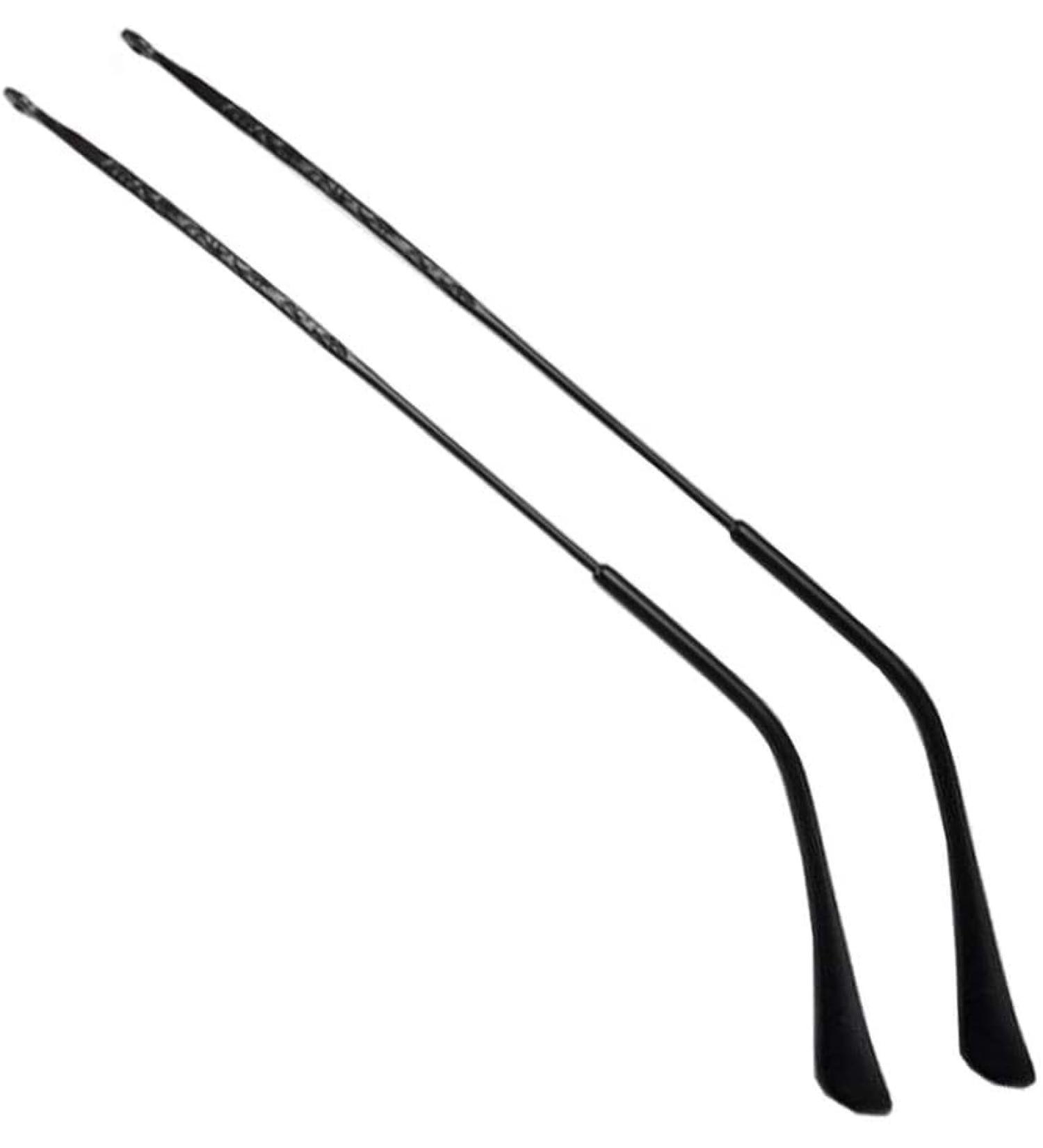 NHEISSCF glasses brackets glasses handles ironing glasses spare bracket frame glasses glasses replacement accessories 1 pair of black vintage glasses made of metal spare bar frame frame hanger