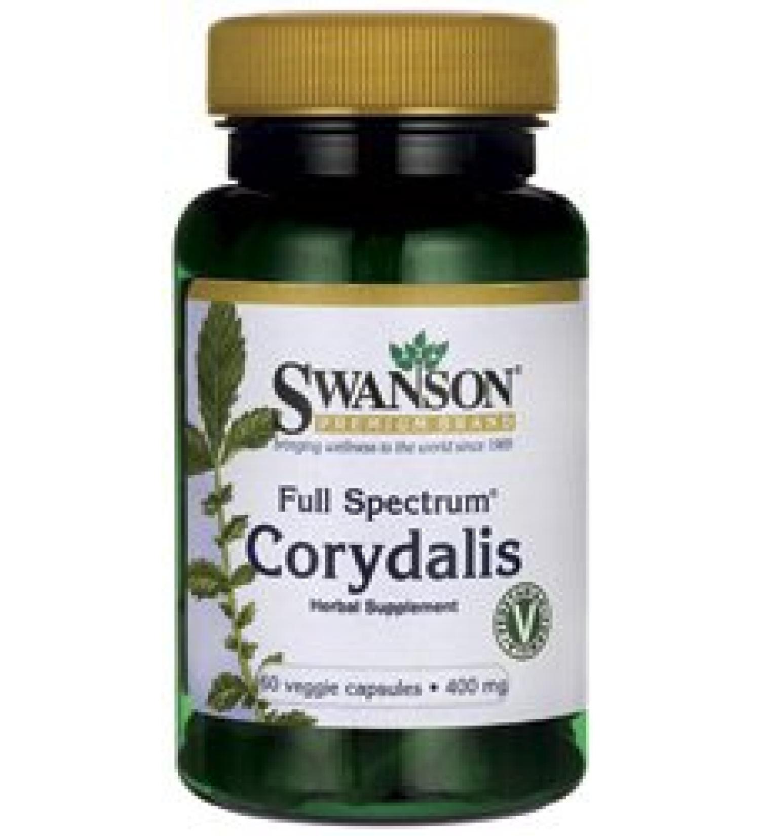 Swanson Full Spectrum Corydalis 400 Milligrams 60 Veg Capsules 1