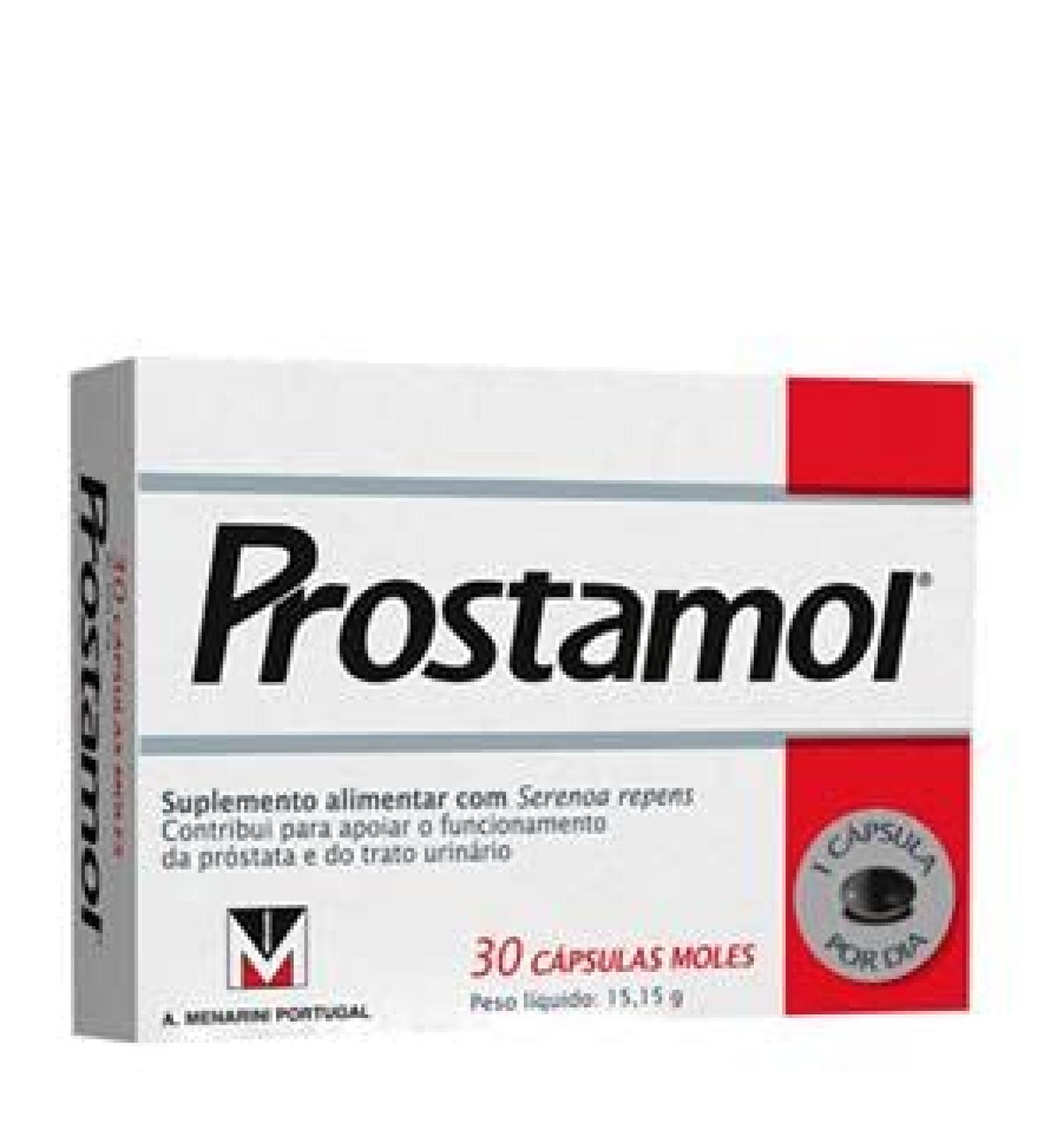 Menarini Prostamol Food Supplement 30 Soft Capsules of 505 mg PROMO