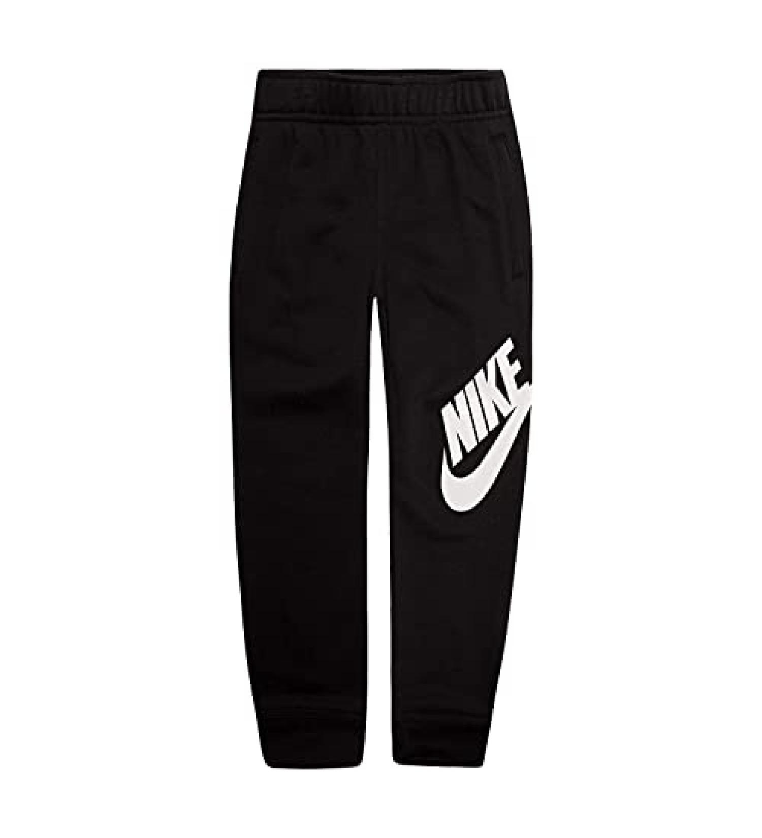 Nike Boys' Toddler Fleece Jogger Pants - Size 7, Black/White - Discontinued - Buy Online on GoSupps.com