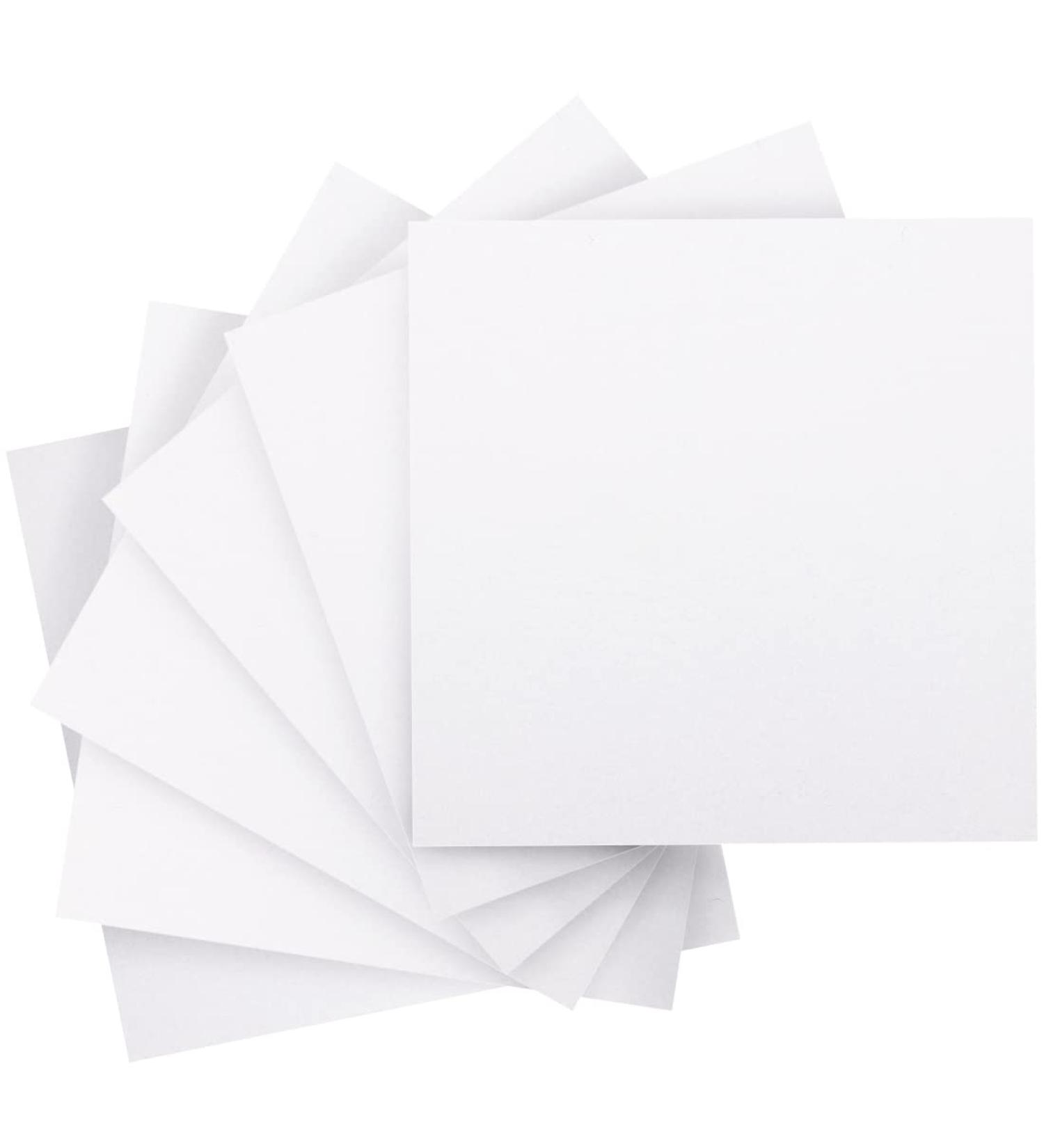 108pcs White Felt Sheets 4x4 - Pre-Cut Craft Felt Fabric for Sewing and Patchwork - Buy Online on GoSupps.com