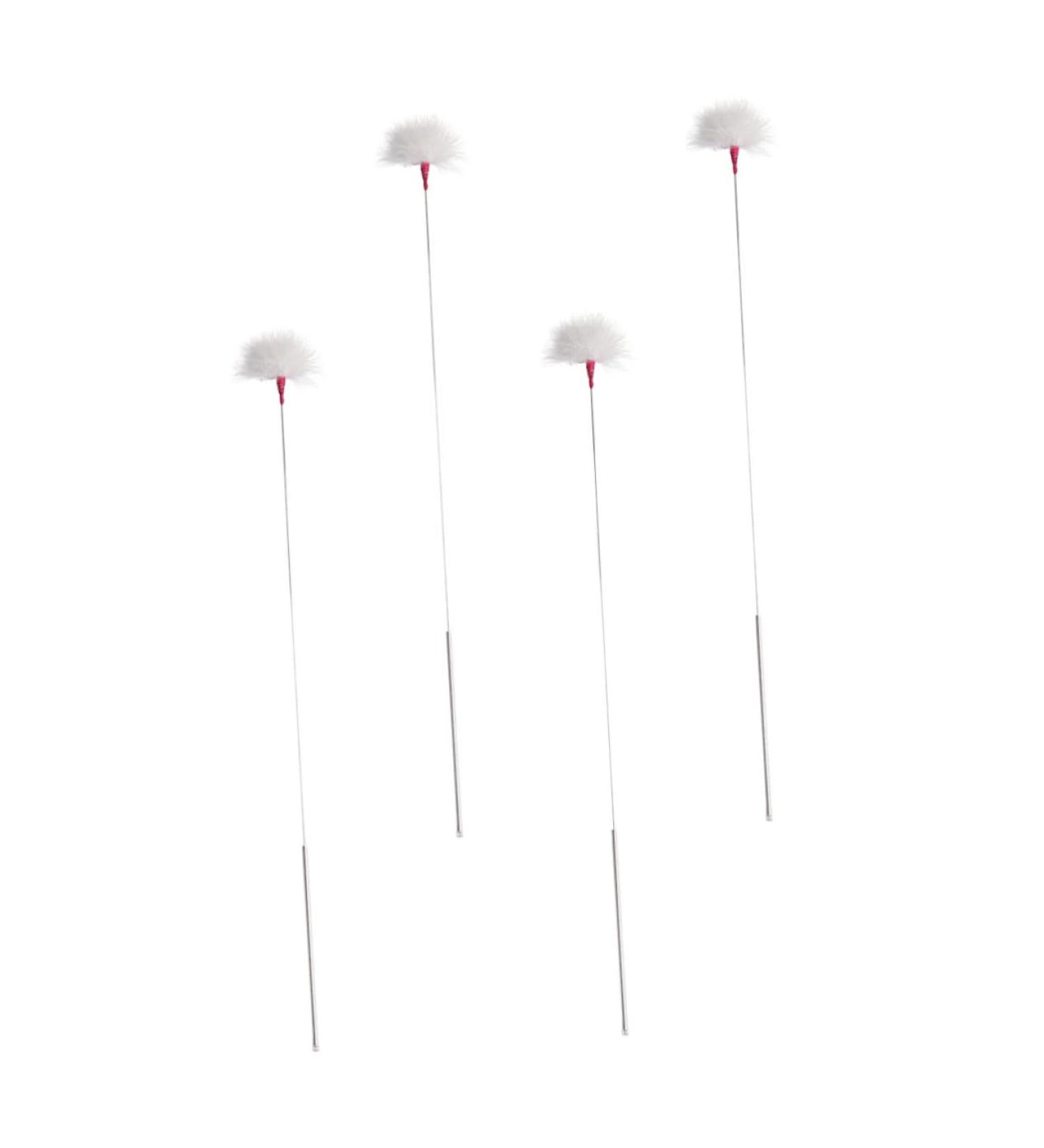 Mikinona 4pcs Portable Earwax Pickers with Metal Handles and Soft Goose Plume Tips Spiral Decompression Ear Cleaning Tools for Safe and Comfortable Earwax Removal at Home Random Color - Buy Online on GoSupps.com