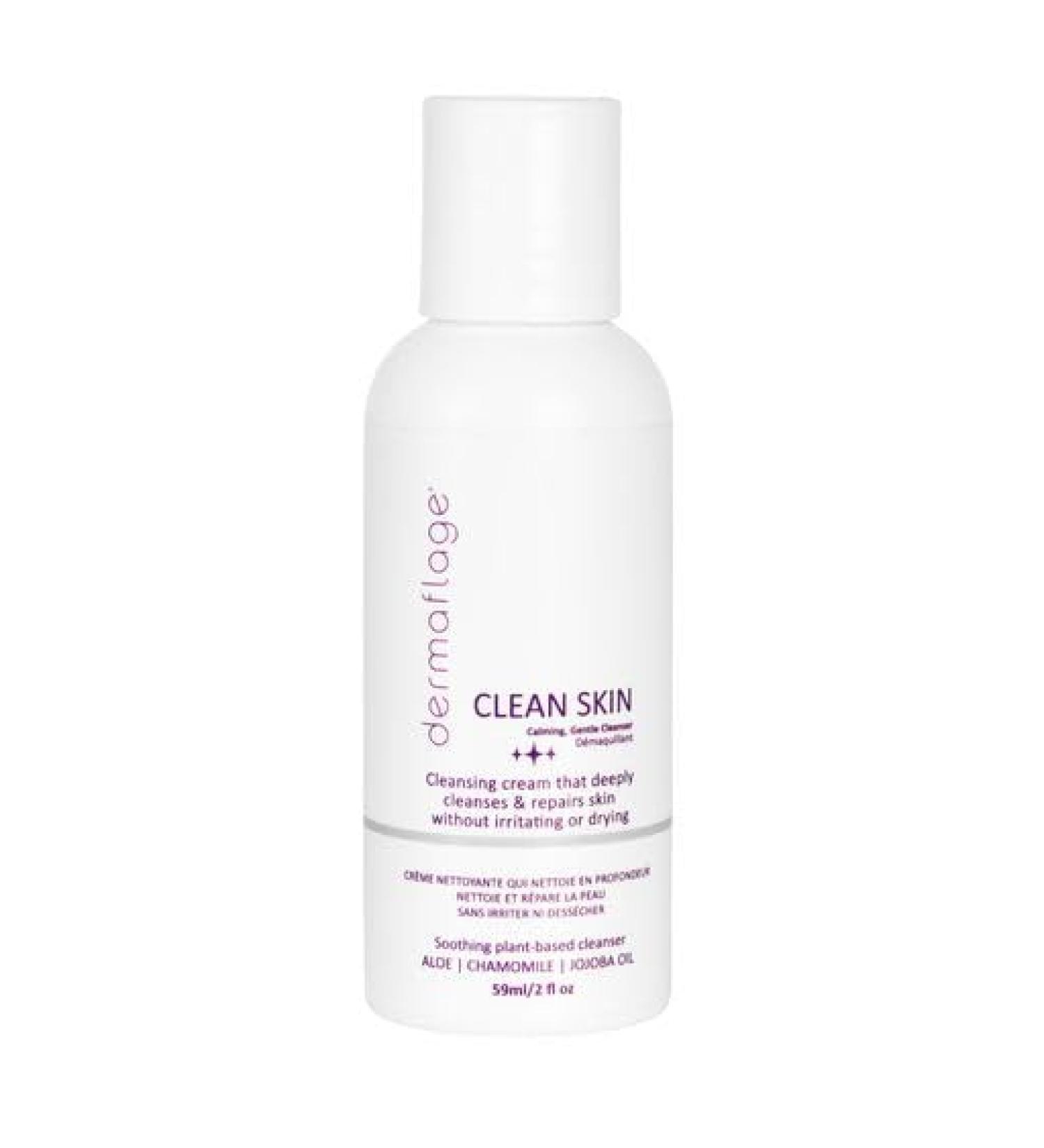 Dermaflage Clean Skin Cleanser Travel Size - Gentle Facial Cleanser for Sensitive Skin - Fragrance-Free Sulfate-Free pH-Balanced Face Wash - Lightweight Formula for Daily Use - 2 fl oz 2 Ounce (Pack of 1) - Buy Online on GoSupps.com