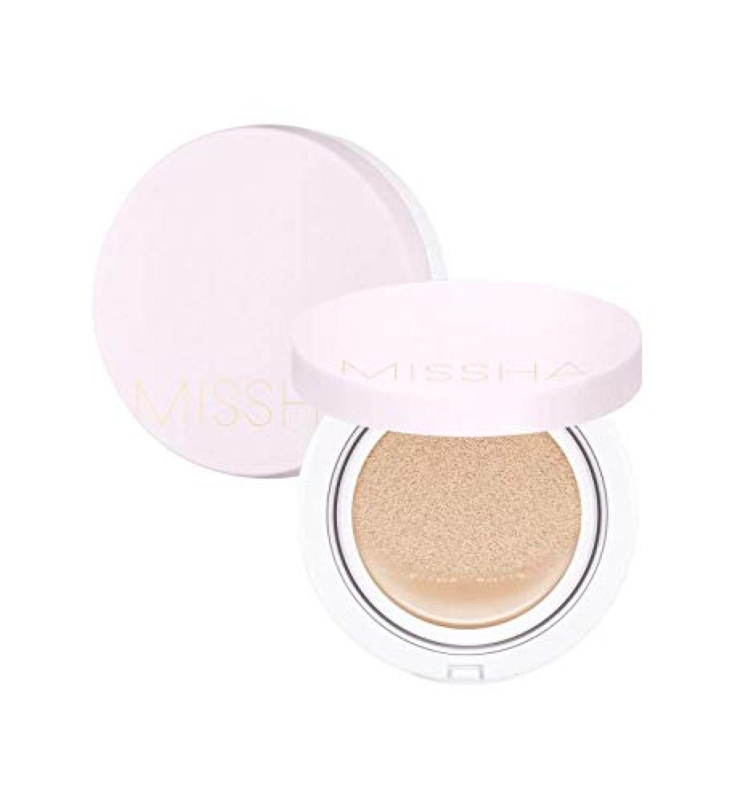 Missha M Magic Cushion Cover Lasting No.21 - Fuzzy & Semi-Matte Skin Finish - 15g - Buy Online on GoSupps.com
