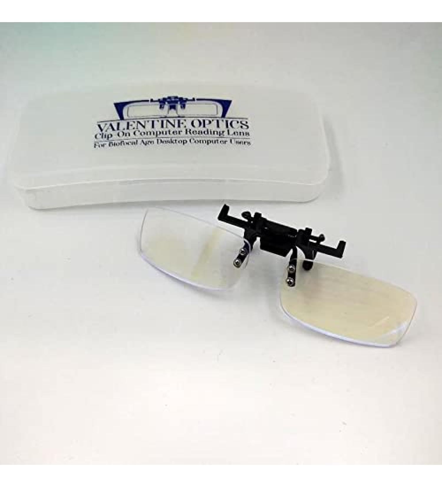 Valentine Optics Clip-On Desktop Bifocal Reading Lens for PC Users 50+ - Enhance Your Viewing Experience - Buy Online on GoSupps.com