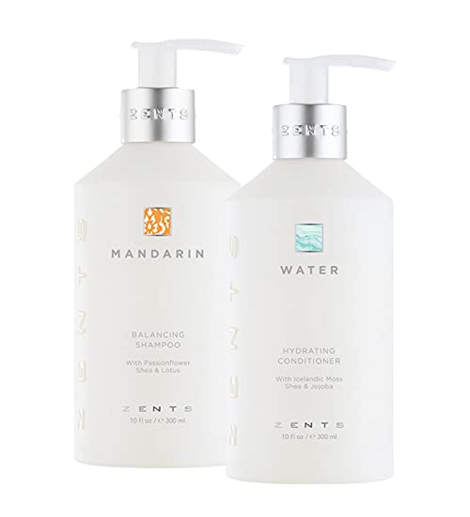 ZENTS Balancing Shampoo & Moisturizing Conditioner Set | Color Safe, Sulfate-Free | 10 fl oz - For All Hair Types - Buy Online on GoSupps.com
