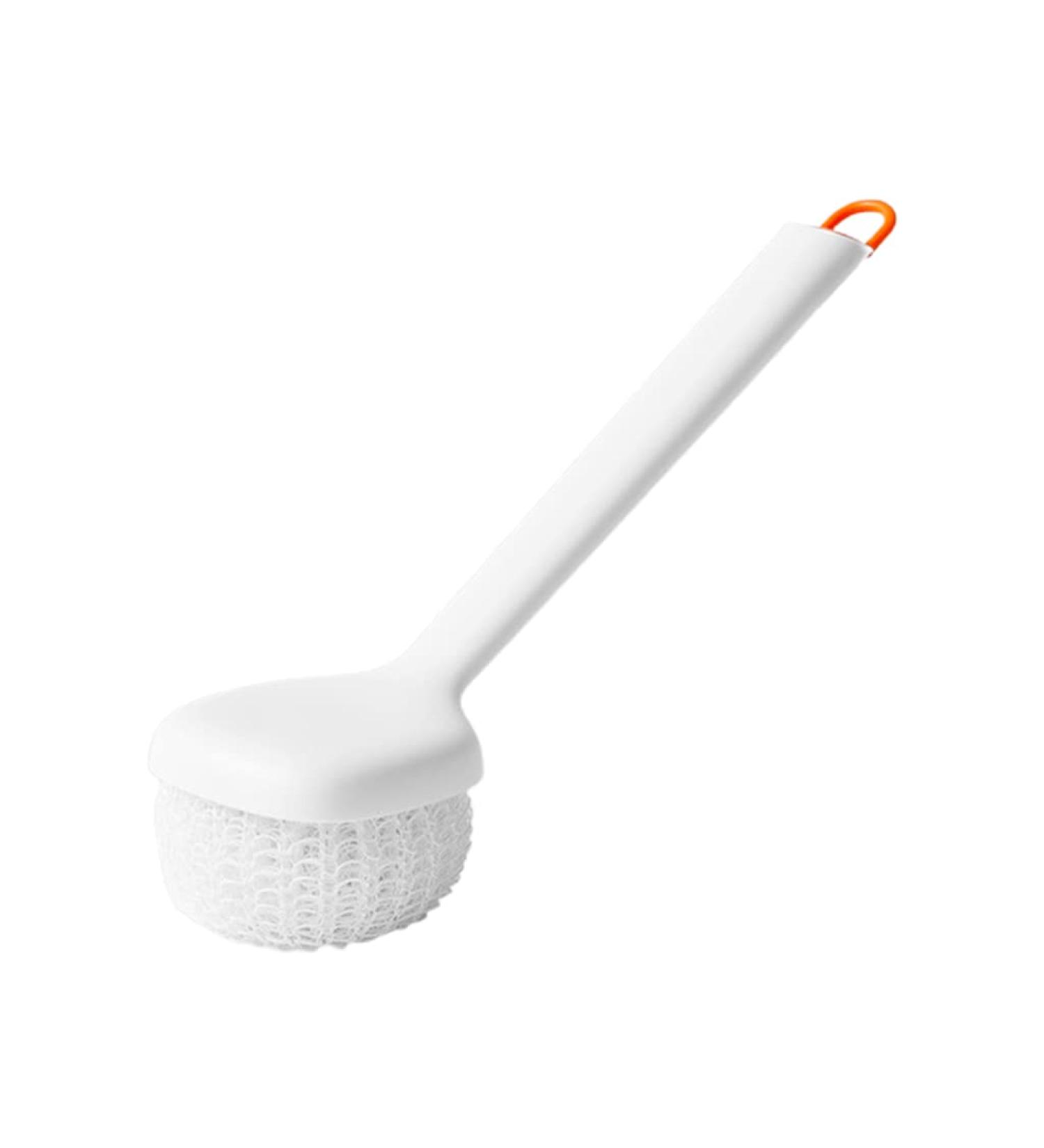 SZHO Long Handle Cleaning Hanging Household Pot Brush for Pans Pots Kitchen Stoves Kitchen Utensils Cleaning Ideal for Clean White - Buy Online on GoSupps.com