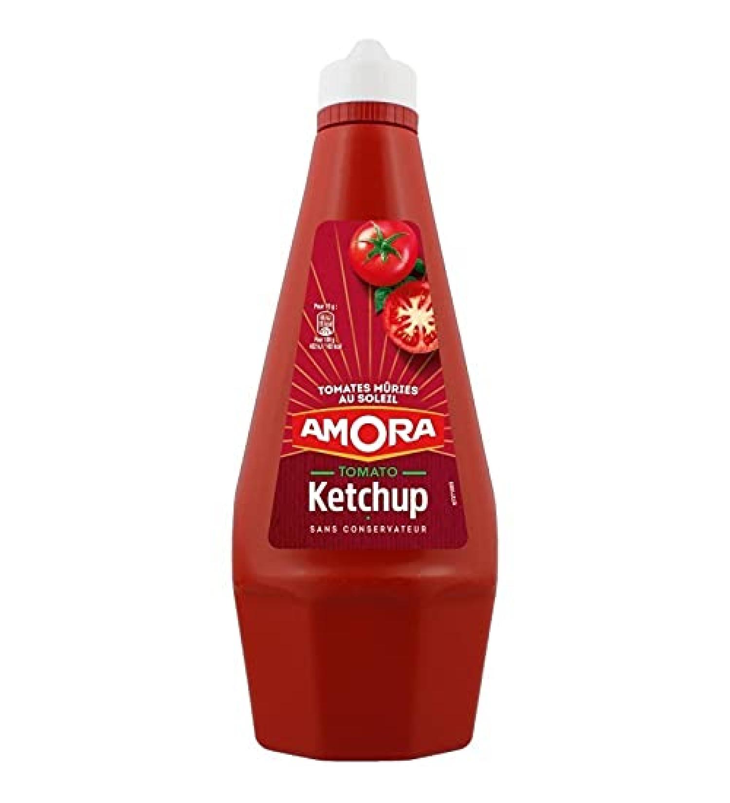 Amora Tomato Ketchup Sun-Ripened Tomatoes 825g (Pack of 5)