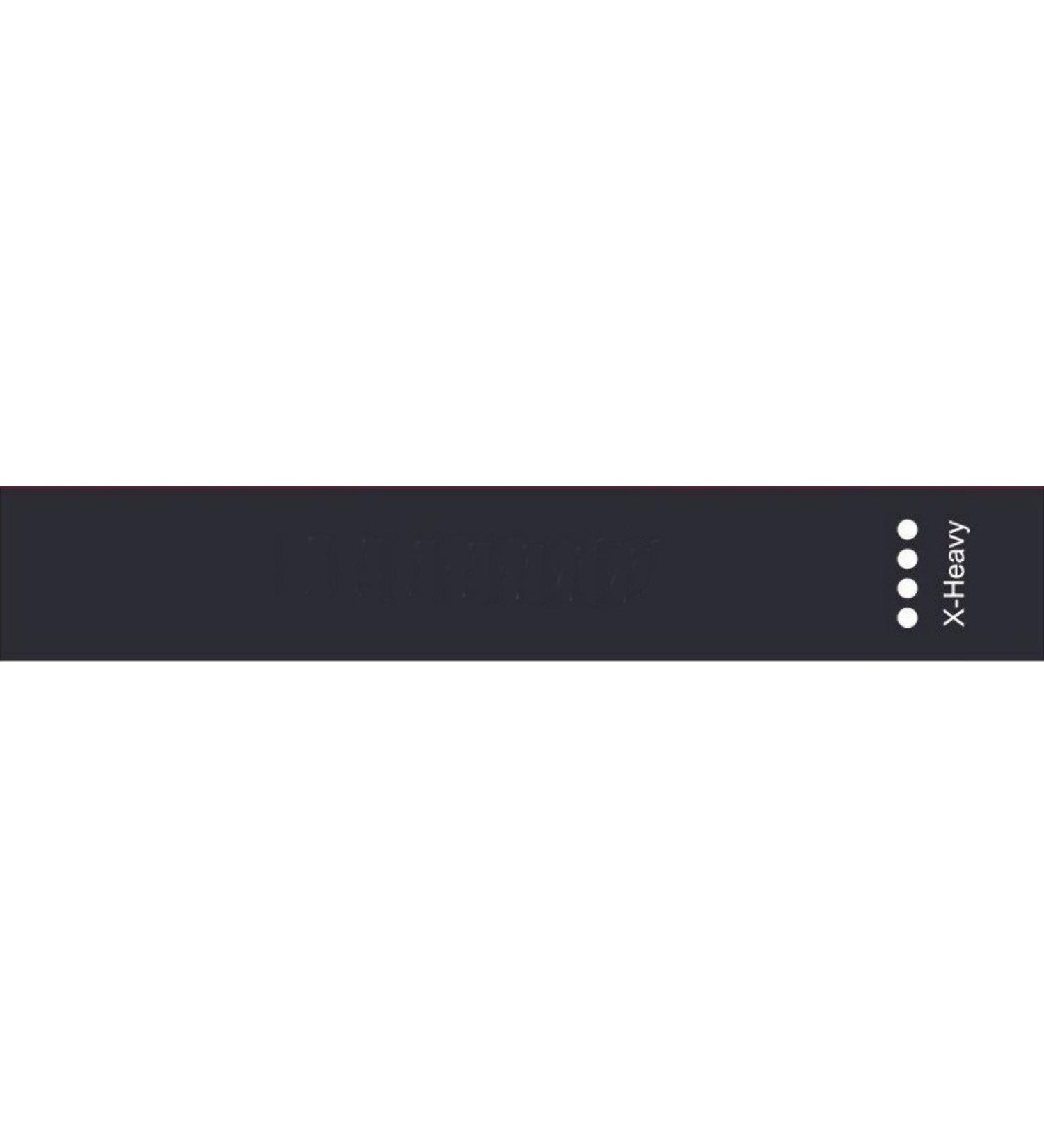 Black X-Heavy Resistance Loop Band for Yoga, Pilates, Gym Fitness - 1 Count - Buy Online on GoSupps.com