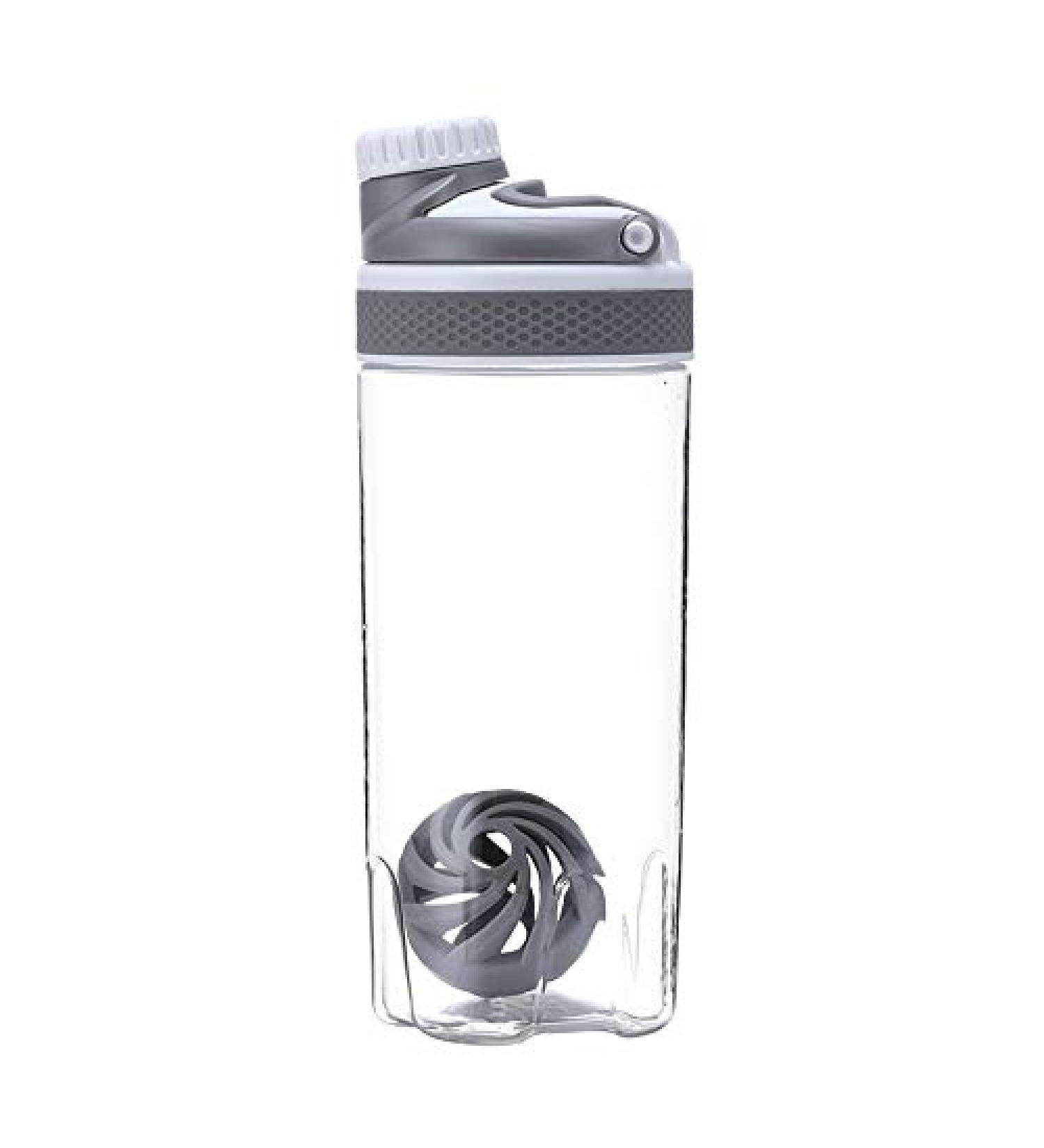 Femme Sport Bouteille d'eau Gym Gym Fitness Shaker Bouteille BPA Bouteilles de prot ines de lactos rum en plastique gratuit pour la randonn e en camping en plein air 700ml Grey - Buy Online on GoSupps.com