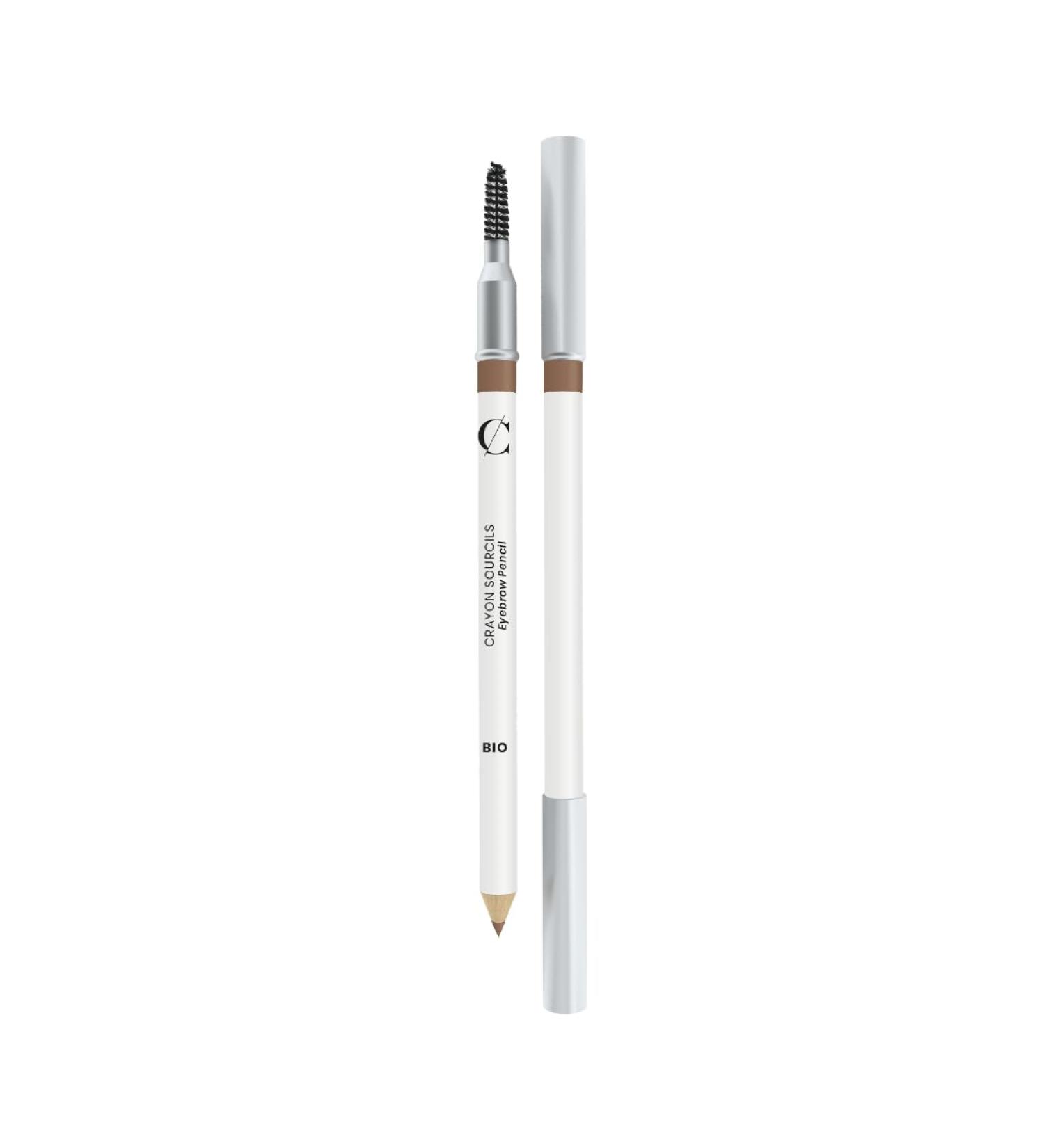 Organic Eyebrow Pencil Couleur Caramel Vegan Makeup Look (Dark Blonde No. 127)