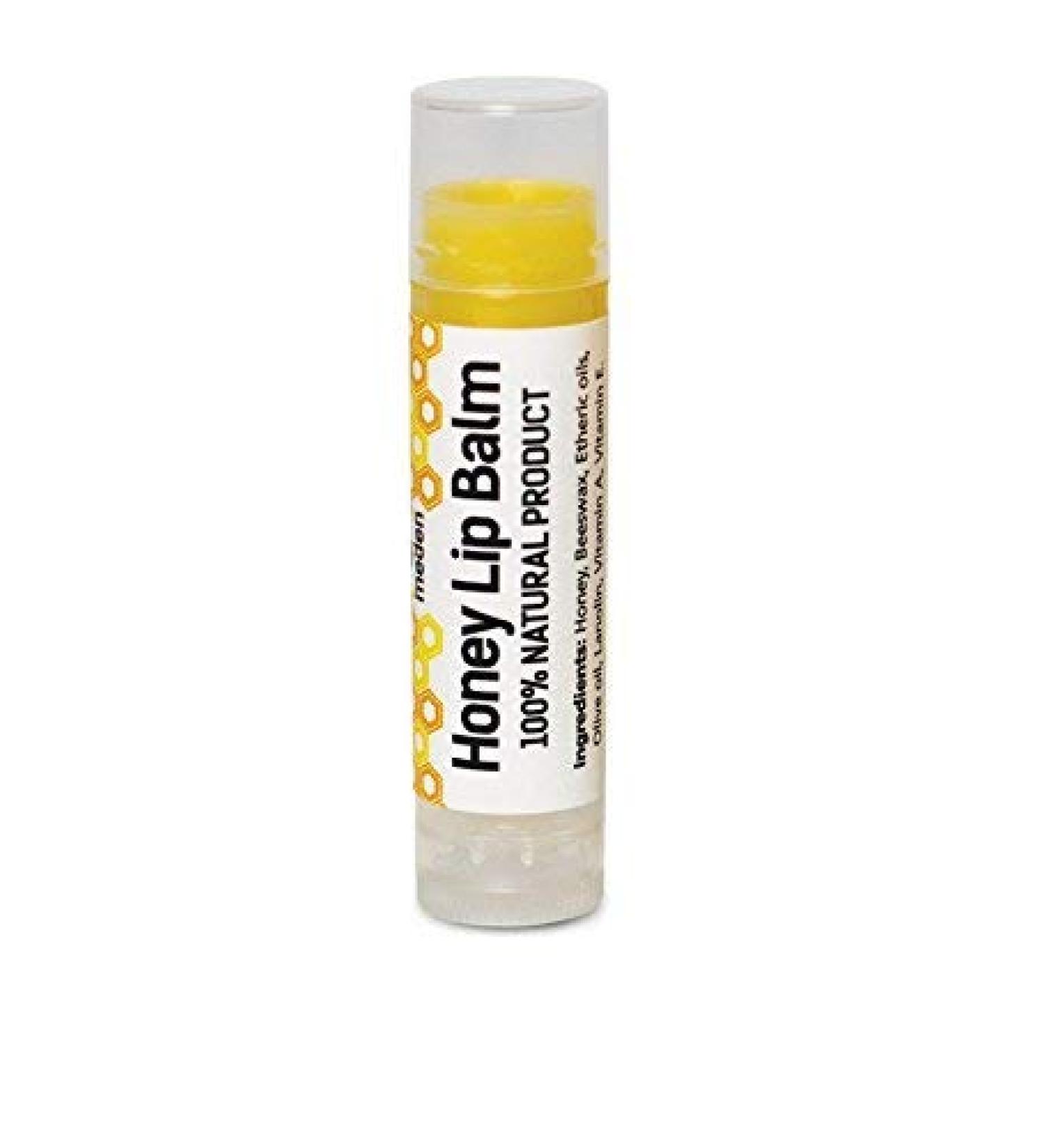 Meden Lip balm 100 natural pure honey beeswax 5 g - Buy Online on GoSupps.com