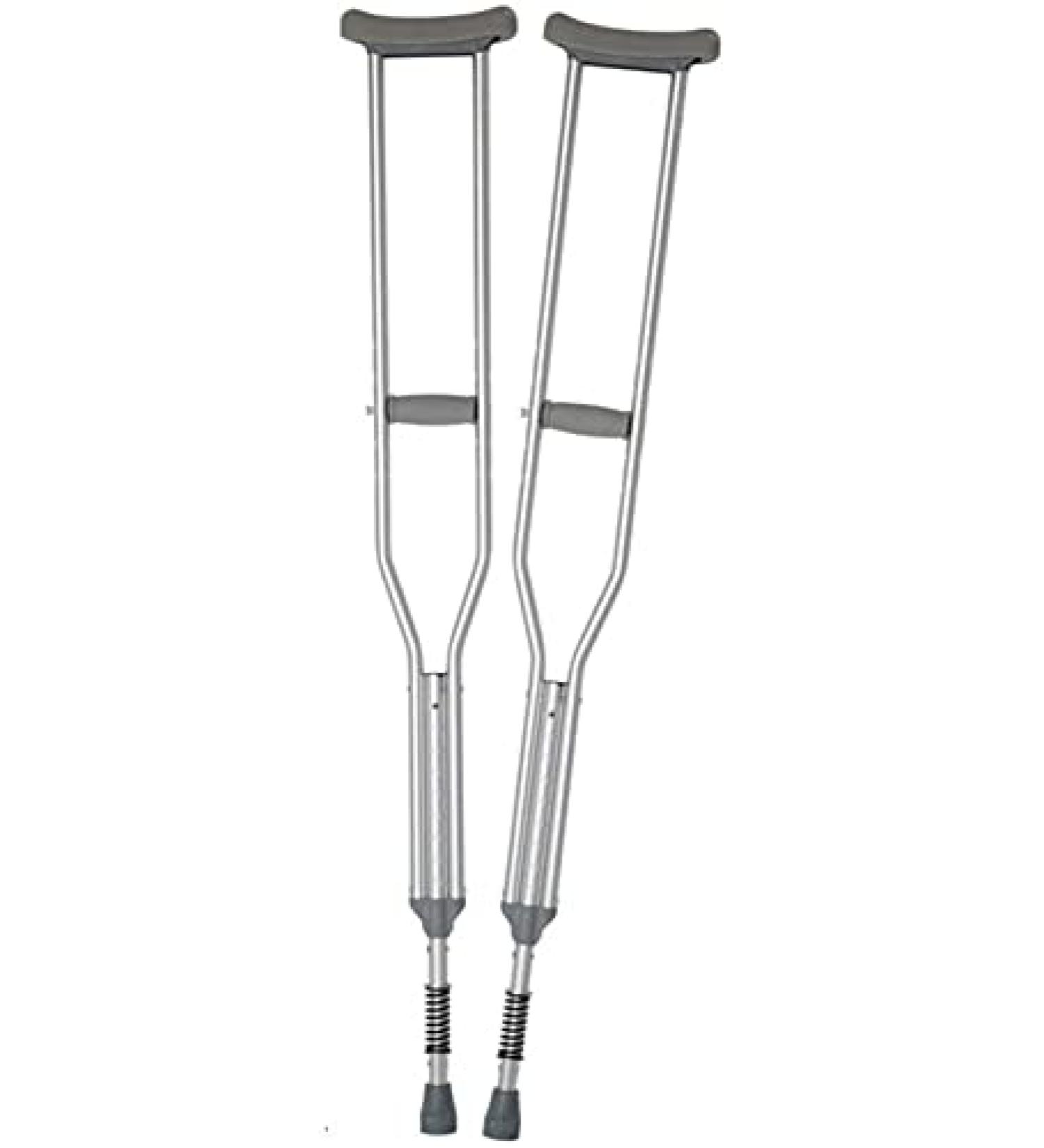 Crutches for Adults Underarm Crutch Armpit Retractable Double Crutches Elderly Walking Stick Aluminum Alloy Handicapped Fracture Walker Great for Travel or Work (2pcs S) Journey 2pcs Medium - Buy Online on GoSupps.com