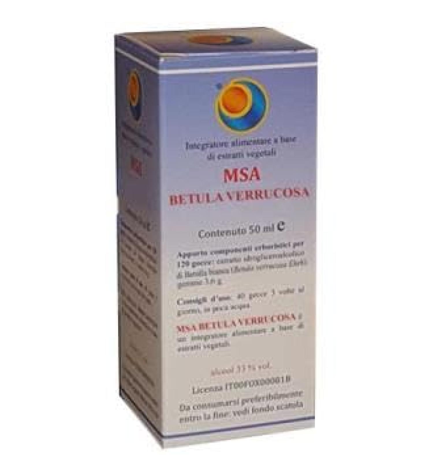 Naturmil Dietmed Msa Betula Verrucous Yellow 50ml 1 Unit 100g