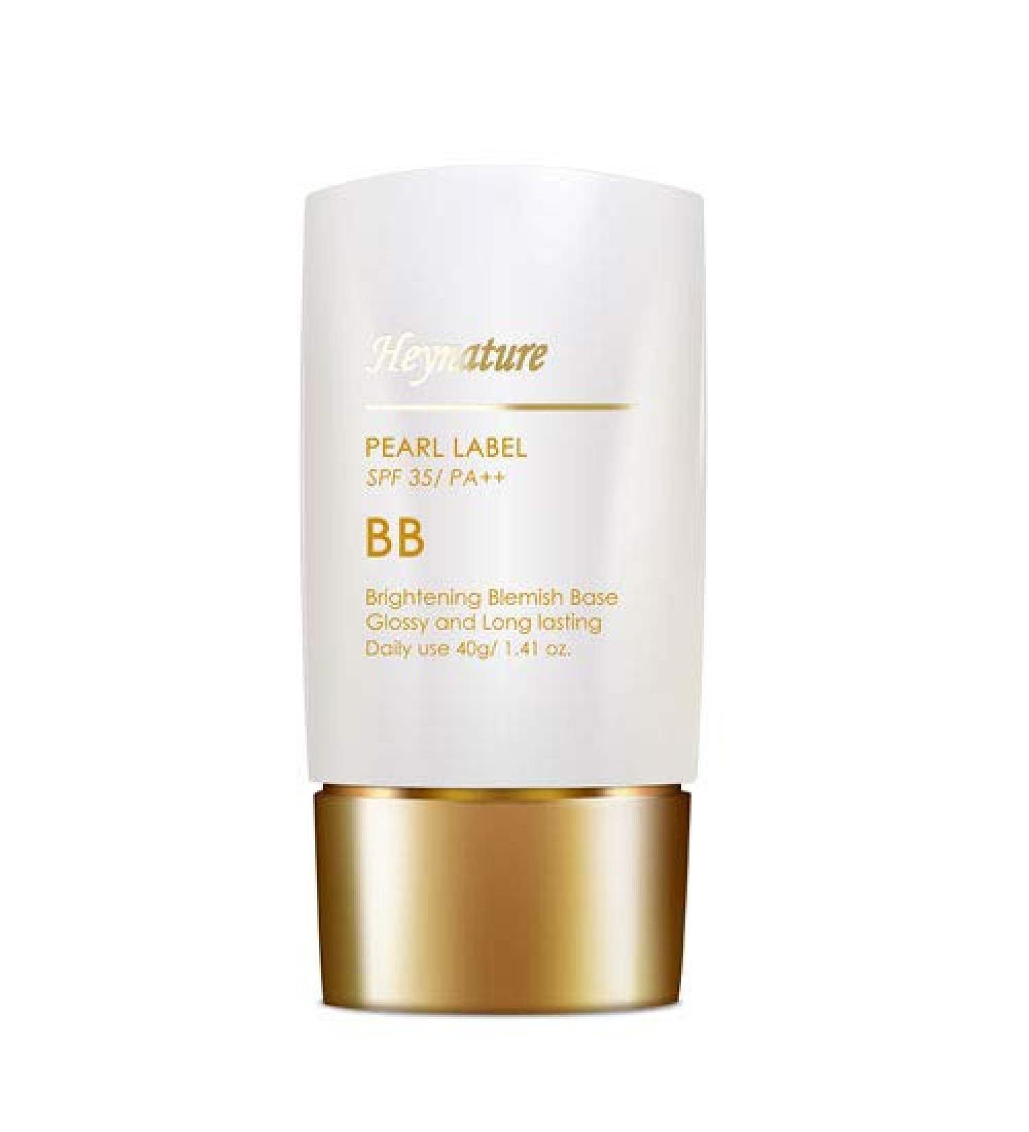 Buy Heynature Brightening BB Cream with Pearl Label - SPF35/PA++ | 40g | International Shipping - Buy Online on GoSupps.com