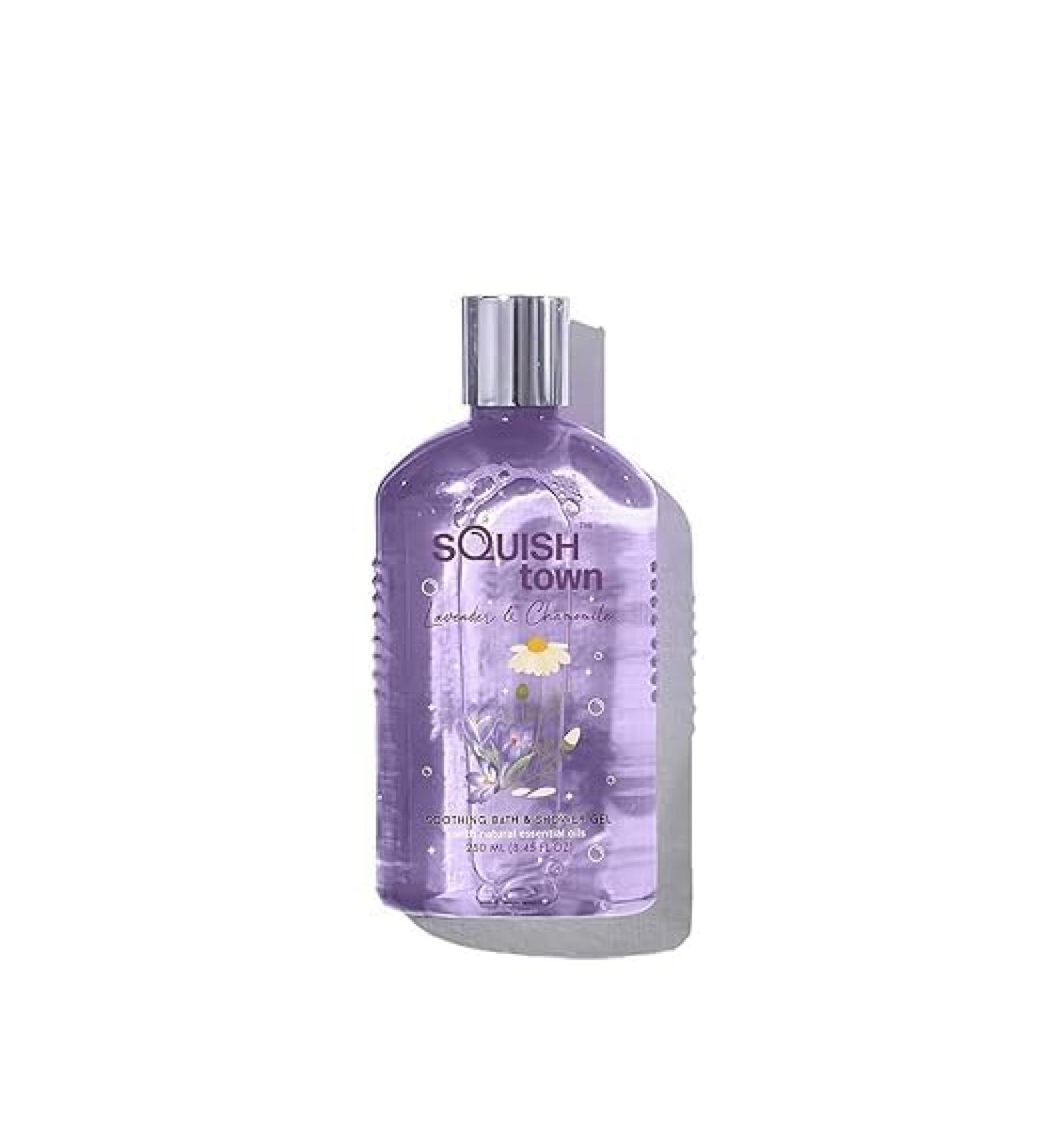 Buy Lavender & Chamomile Soothing Bath & Shower Gel | Luxury Aromatherapy for Men & Women | 250ml | Natural Essential Oils - Buy Online on GoSupps.com