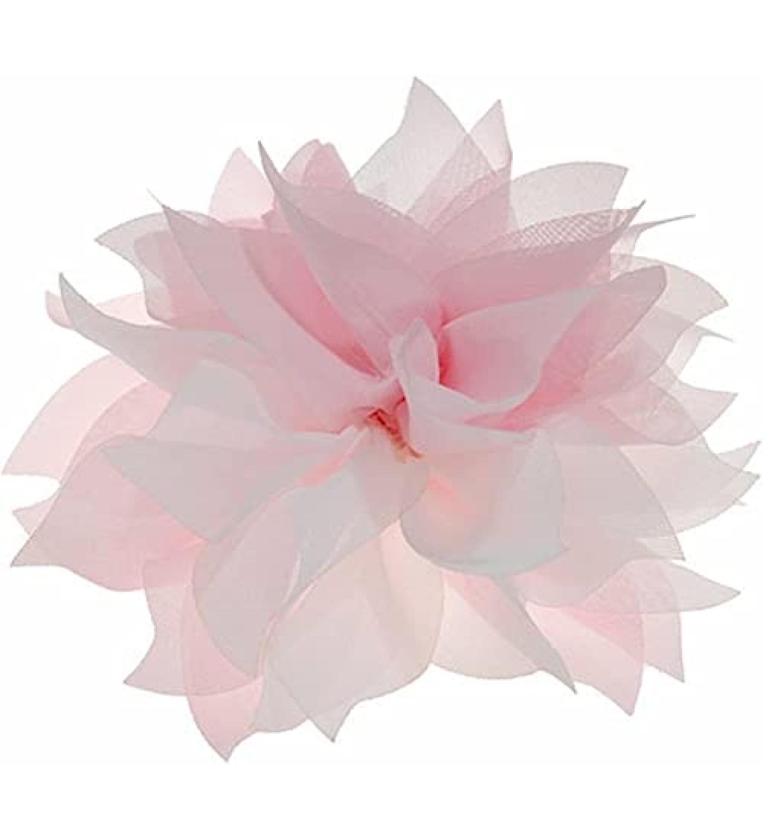 Lady Peony Silk Pink Corsage Hair Clip for Wedding & Party - Buy Online on GoSupps.com