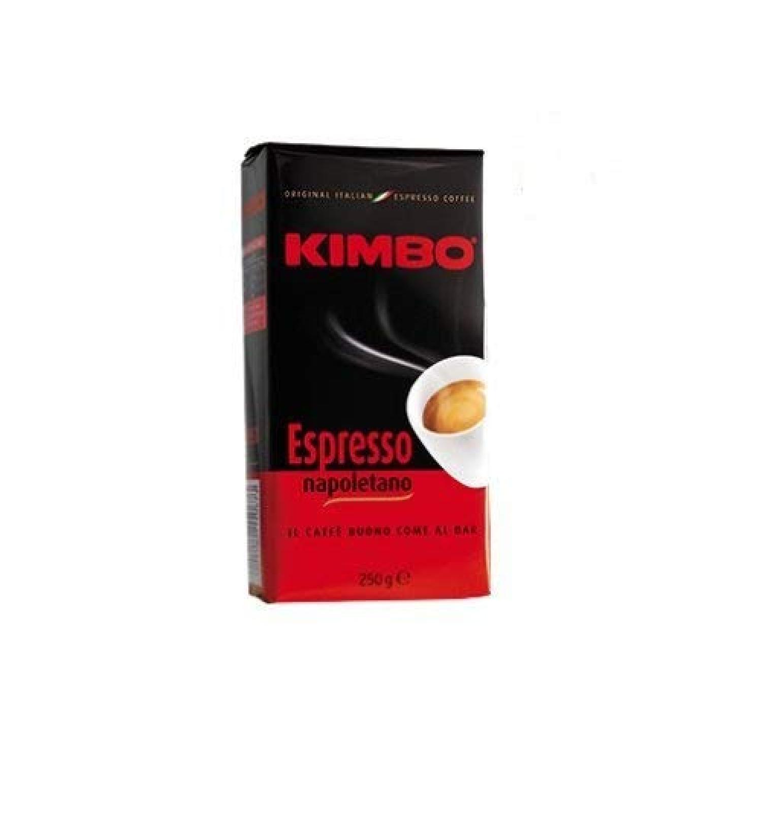 Kimbo Kimbo Pack of 10 Ground Espresso Coffee Beans 250g