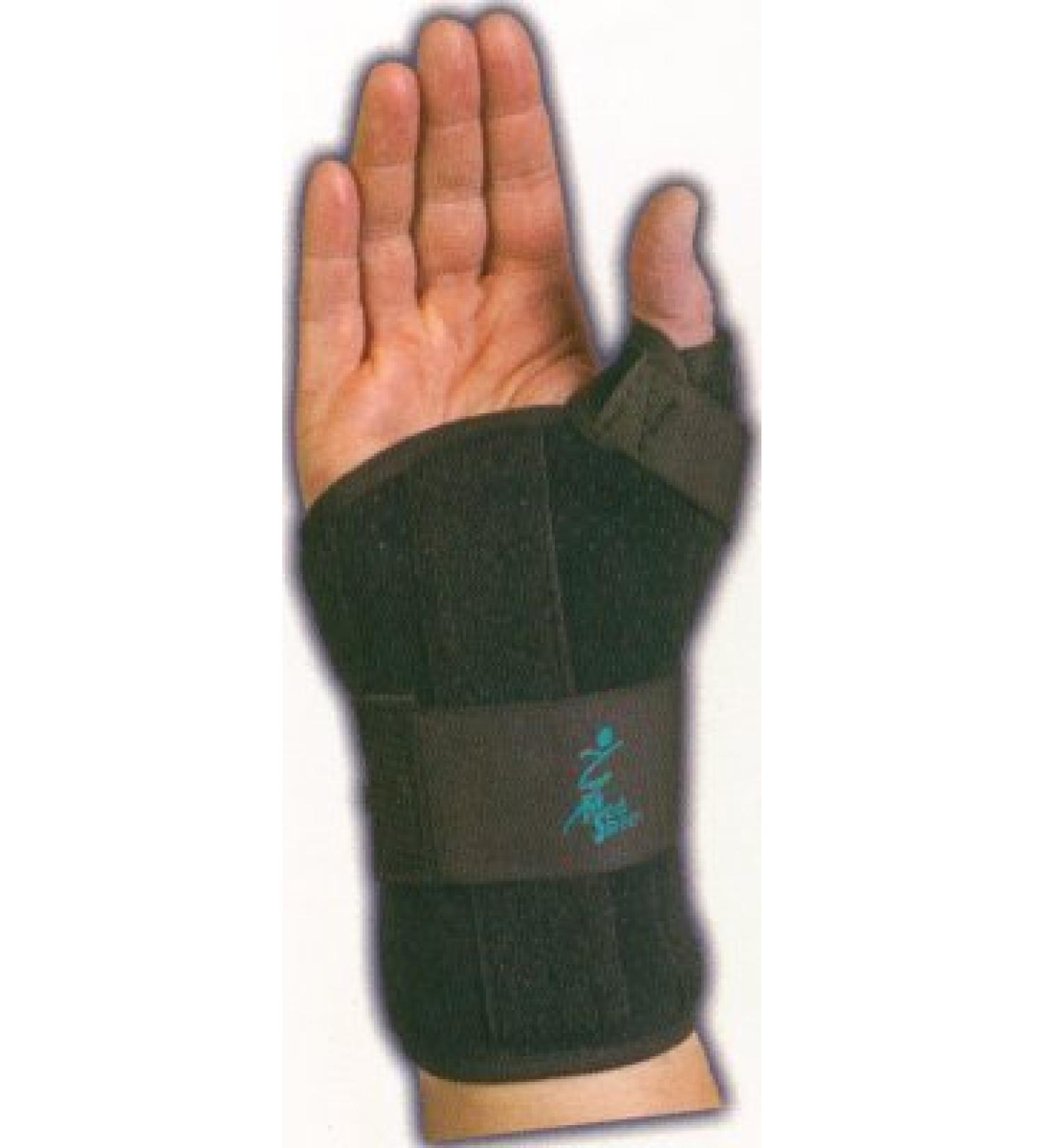 Med Spec Ryno Lacer Wrist Support Short Black X-Large Left