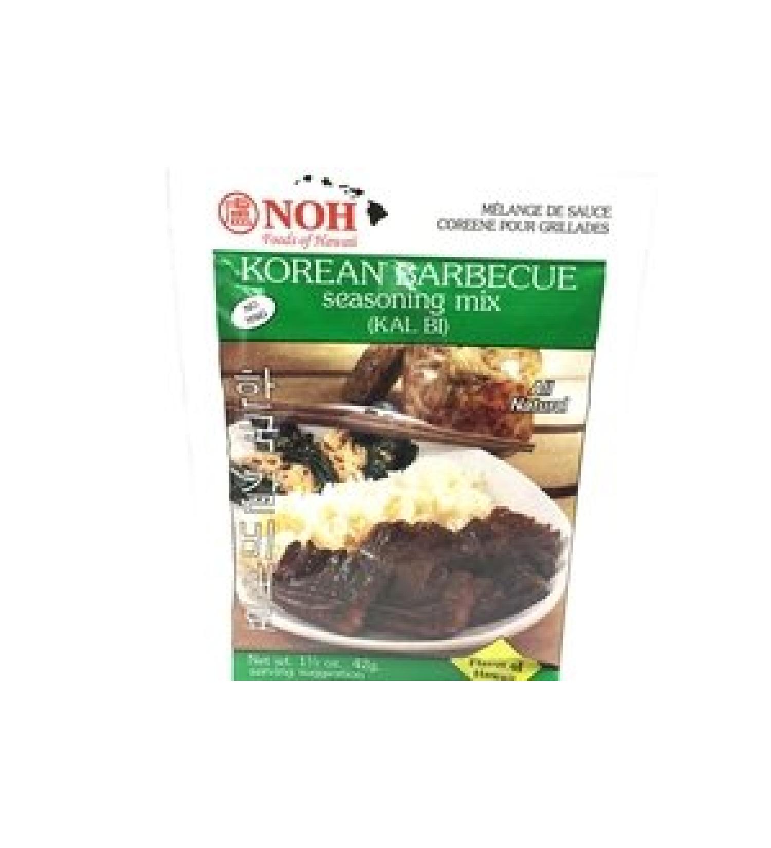 NOH Foods of Hawaii Korean Barbecue Kalbi or Bulgogi Seasoning Mix 1.5 oz (42 g)