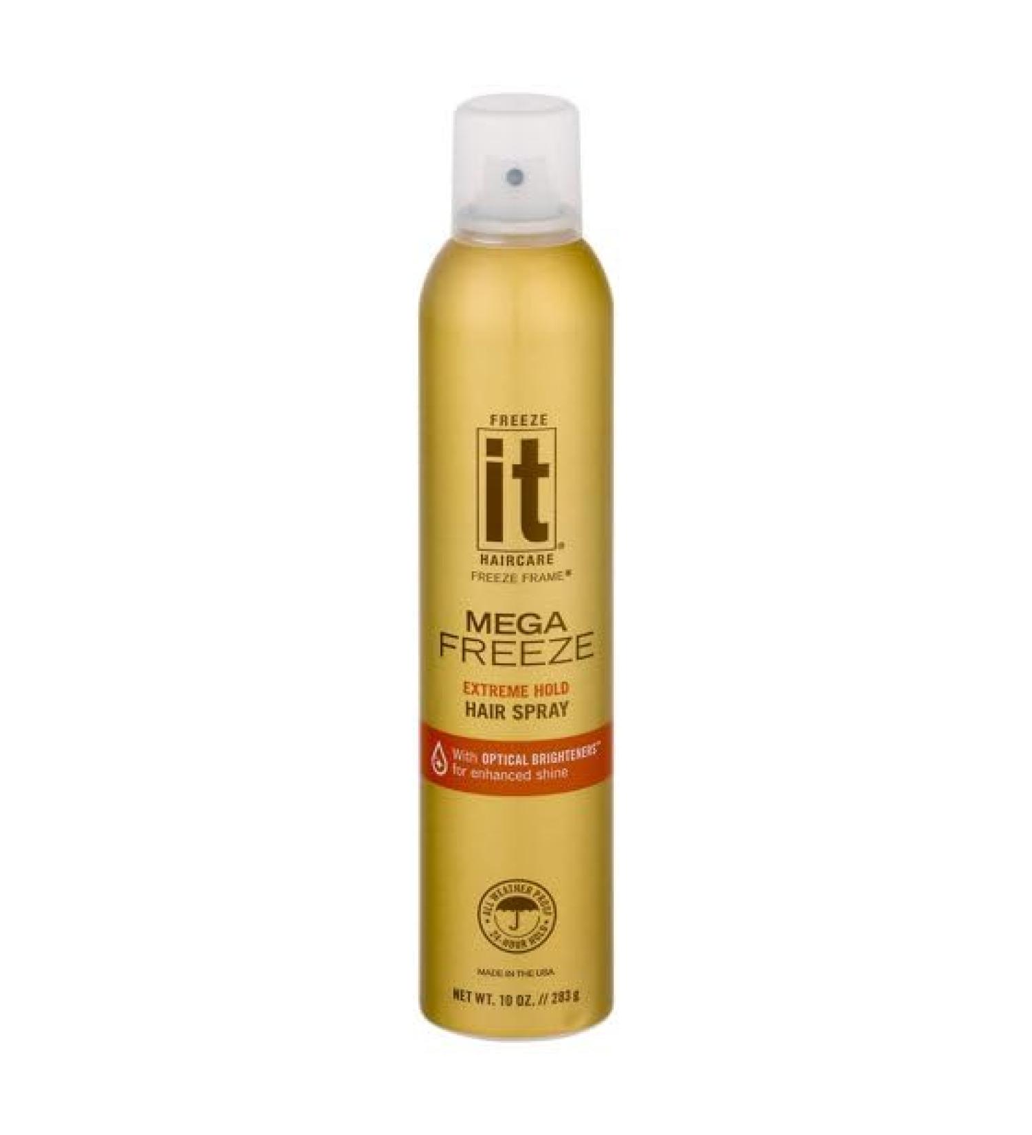  it Mega Freeze Hair Spray Extreme Hold Nourishing UV Protection 10 oz (pack of 1) - Buy Online on GoSupps.com