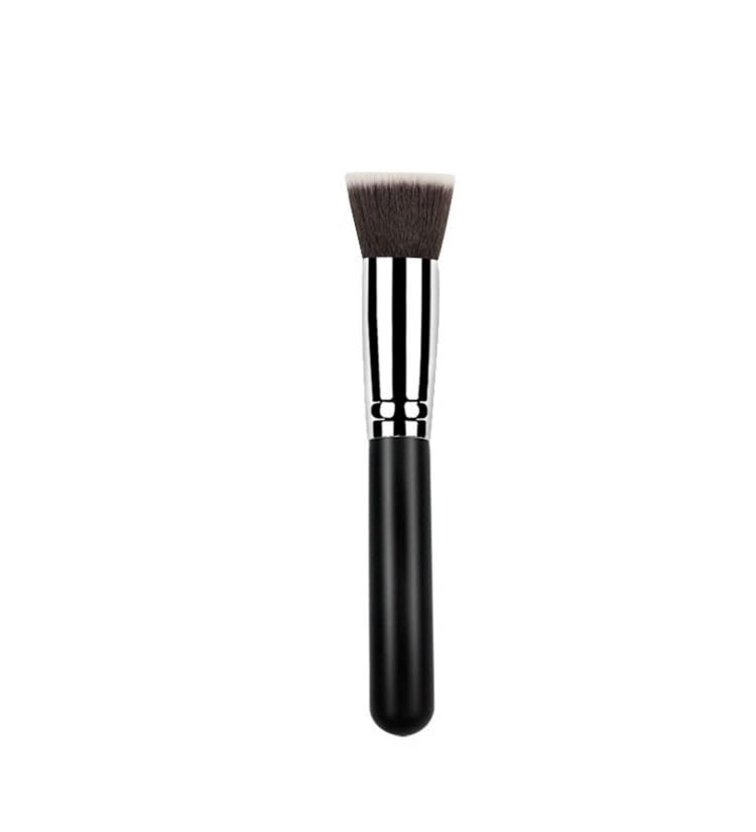 Luxury Champagne Makeup Brushes Flat Top Foundation Brush Large Face Brush Repair brush contour brush for Liquid Cream Powder (Color : Black) - Buy Online on GoSupps.com