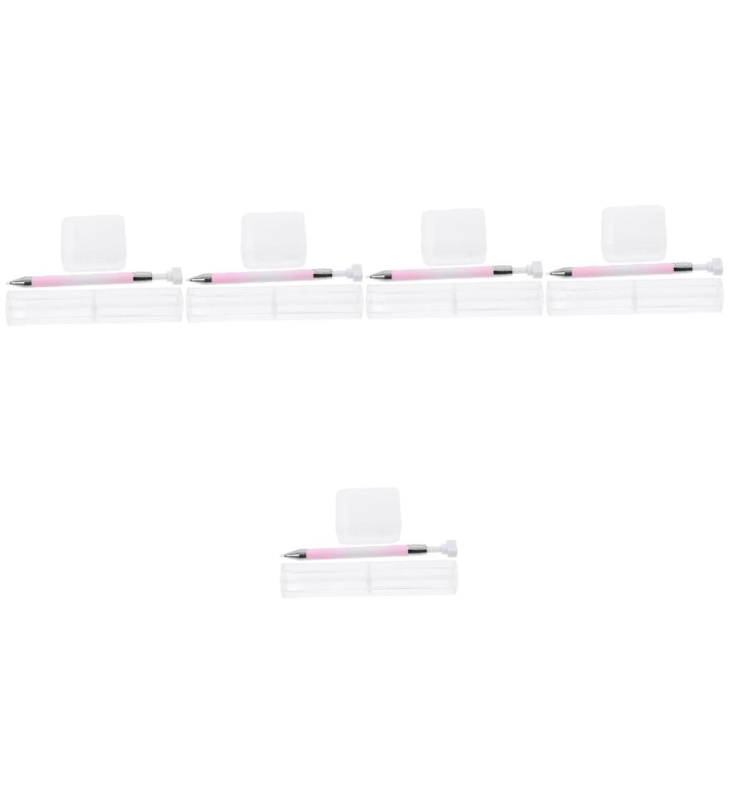 Healeved 5 Sets Nail Art Drill Pen Glue Pens for Crafting Nail Art Paint Pen Nail Art Point Pen Manicure Painting Pens Wax Pen for Rhinestones Rhinestone Pen Diamond Art Wax Pen Tools Abs - Buy Online on GoSupps.com