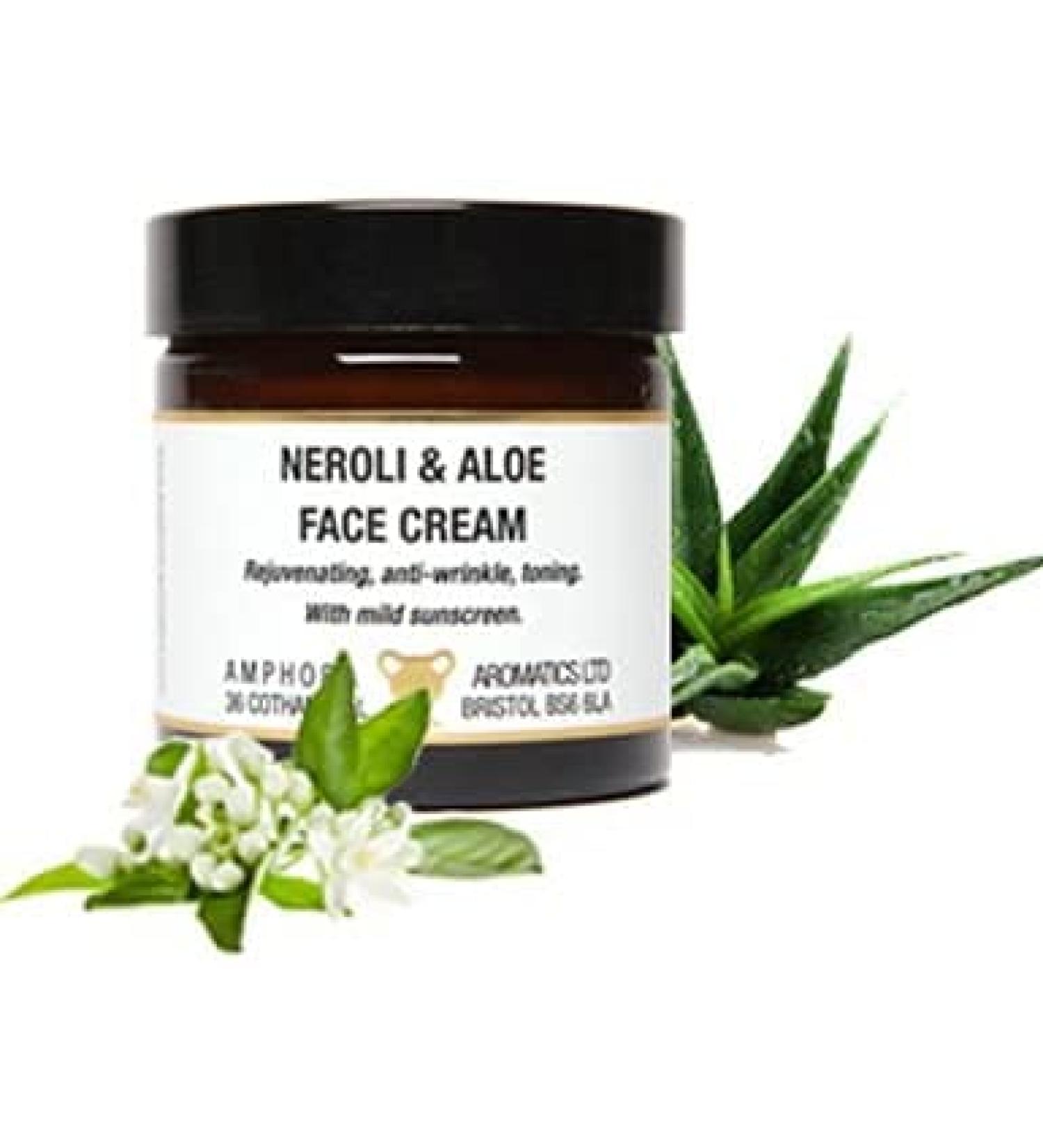 Neroli & Aloe Face Cream 60ml - Rejuvenating Anti Wrinkle Toning