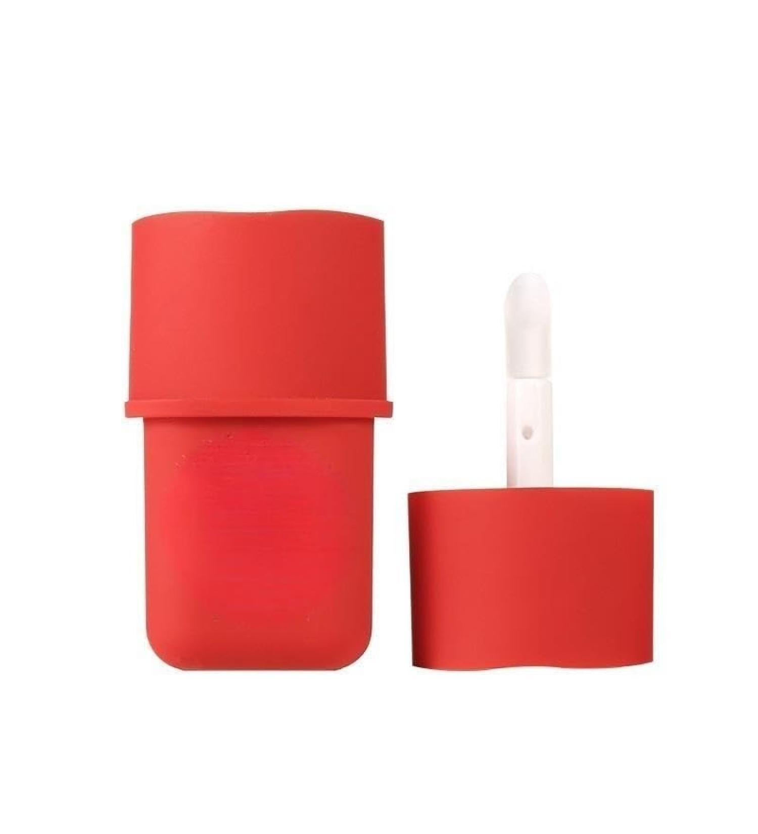 BADALO Velvet Mist Water Mist Lip Mud Soft Silky Matte Vegan White Lip Gloss Non-stick Lip Glaze Lipstick (Color : 4 Cold Water Lychee)